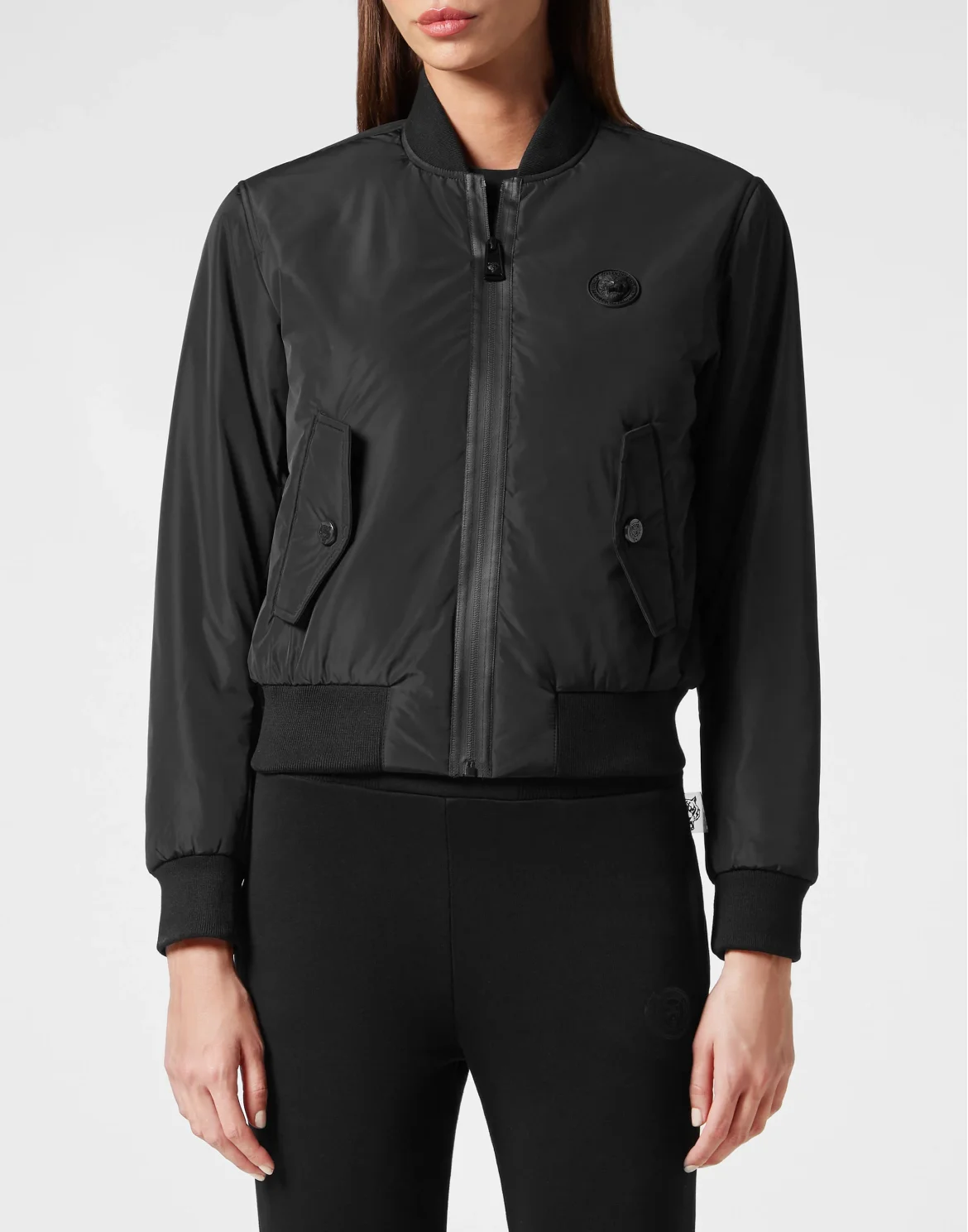 Nylon Bomber Tiger, цвет: Черный