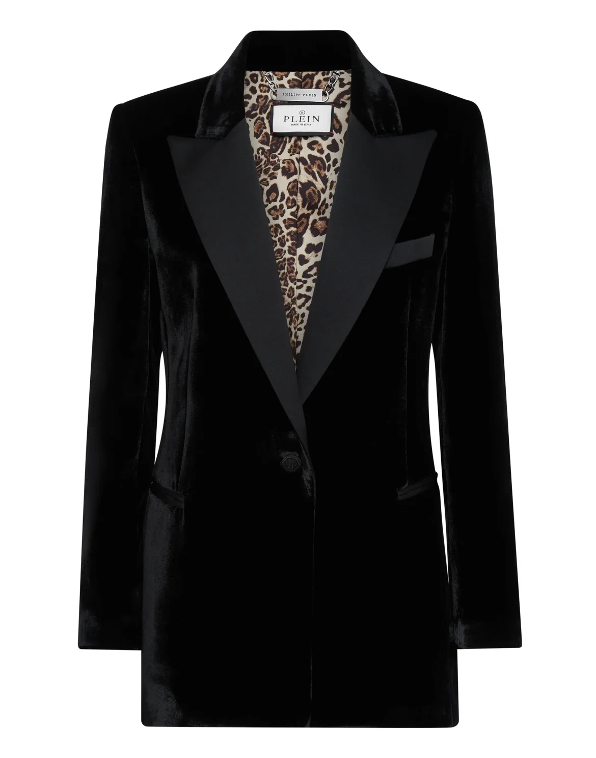 Foil Velvet Man Fit Blazer Sartorial, цвет: Черный