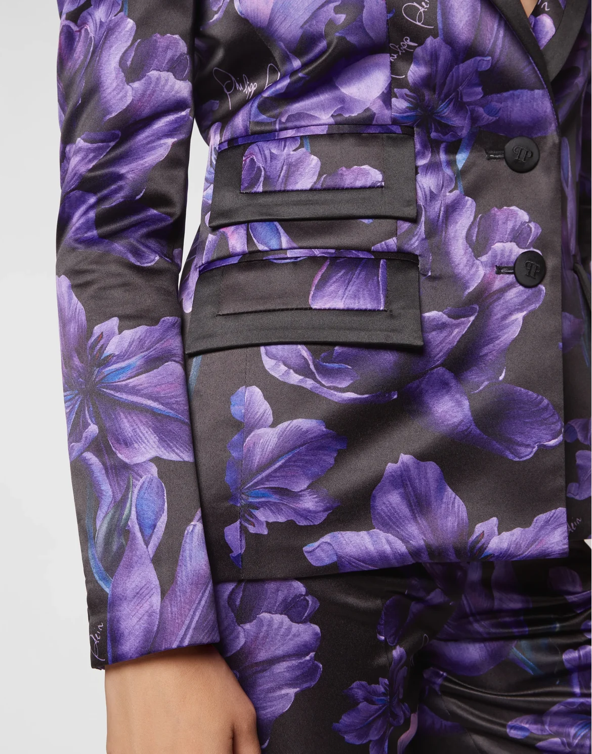 Duchesse Blazer Flowers, цвет: Черный