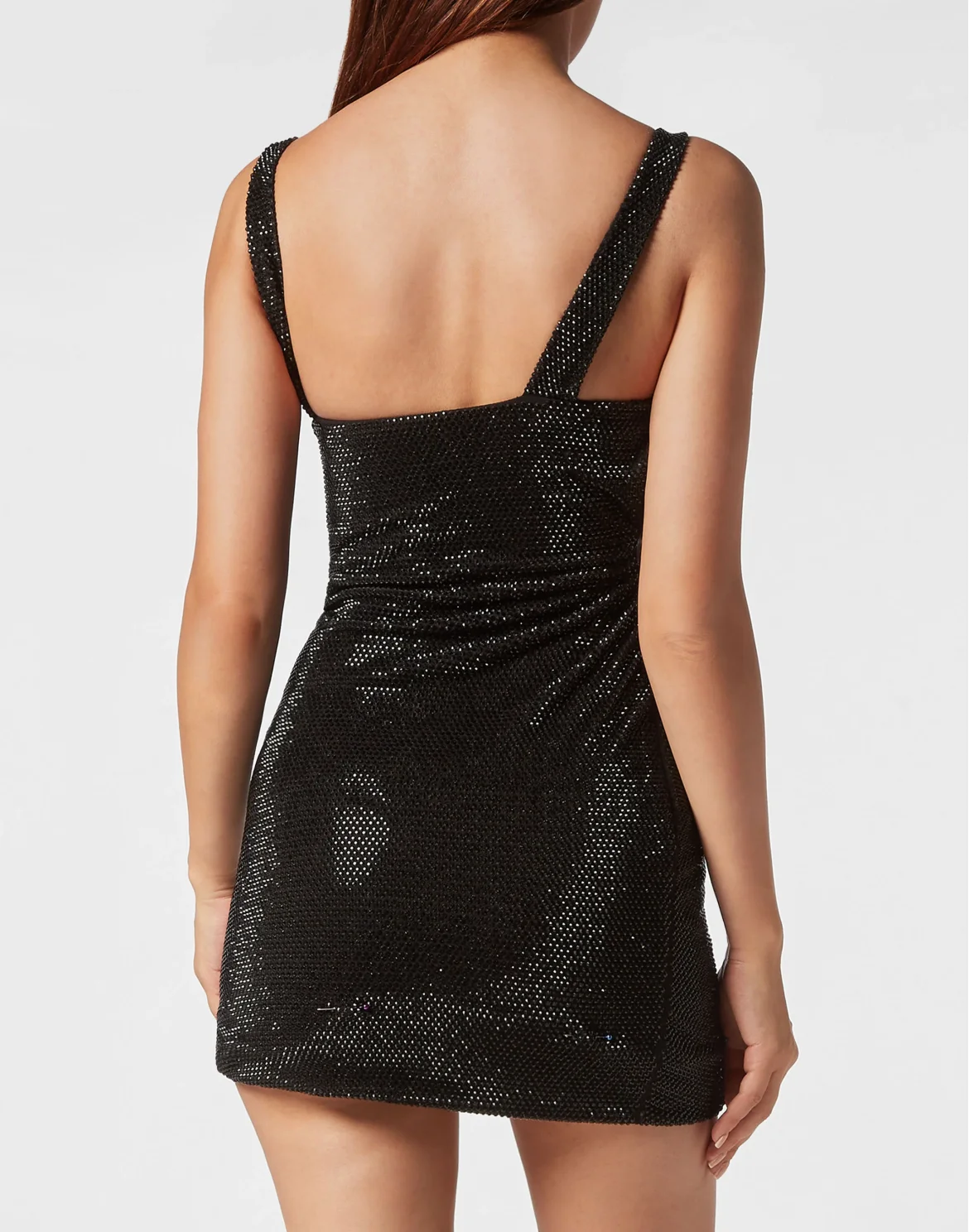 Crimped Mini Dress, цвет: Черный