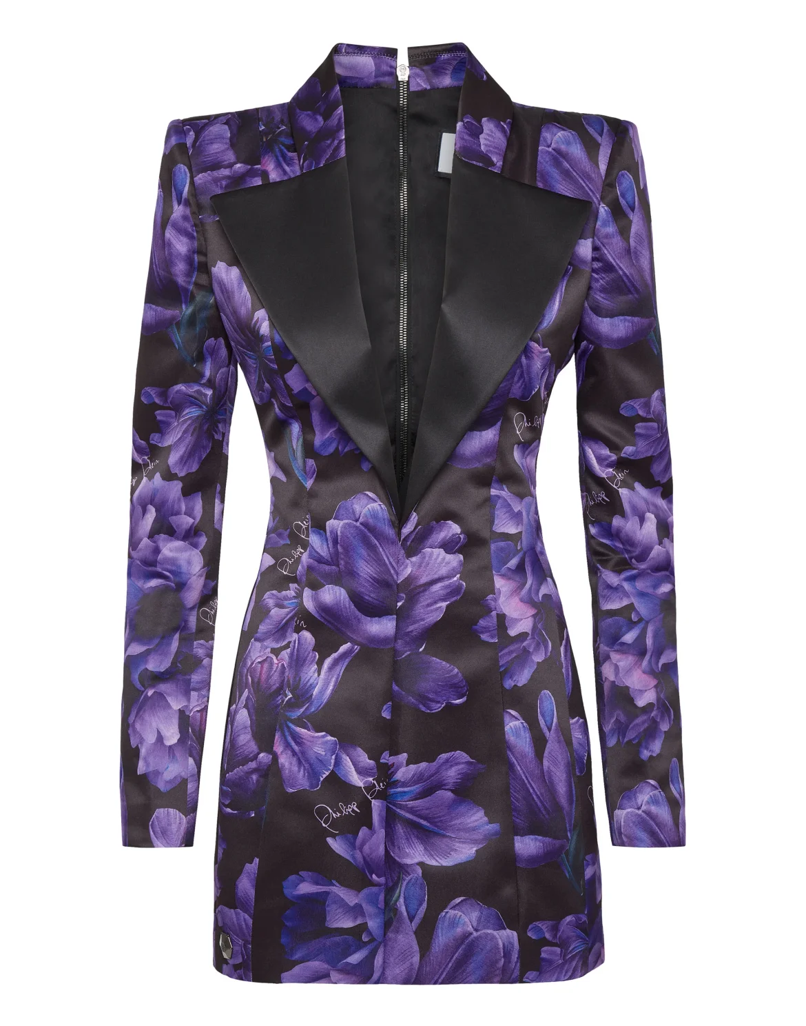 Duchesse Superfitted Dress Flowers, цвет: Черный