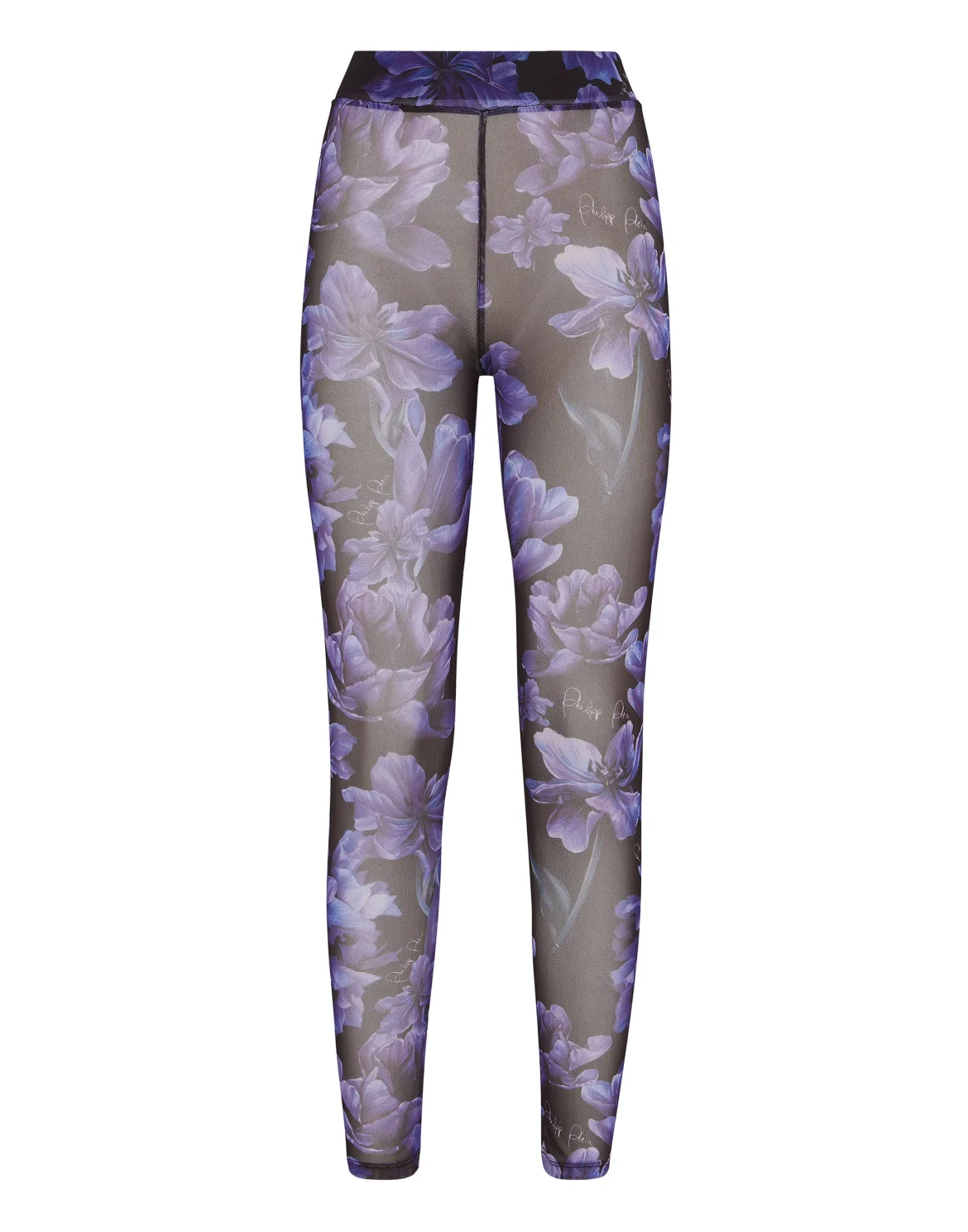 Leggings Flowers, цвет: Черный