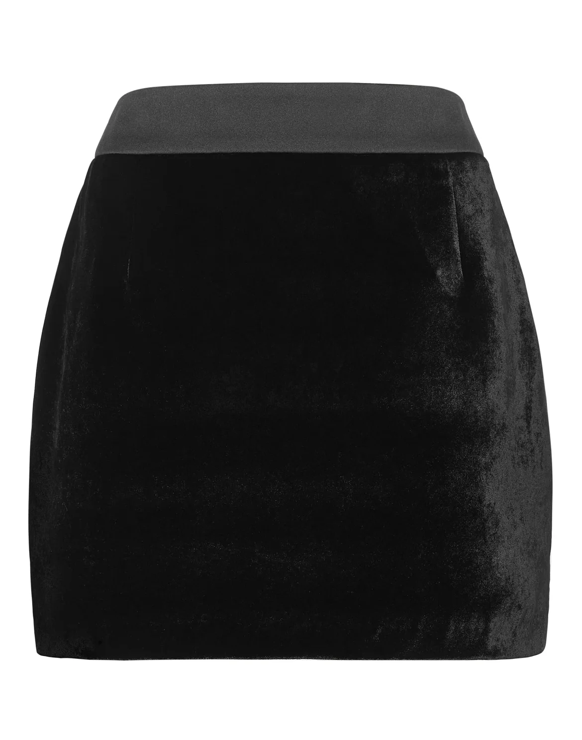 Foil Velvet Mini Skirt Sartorial, цвет: Черный