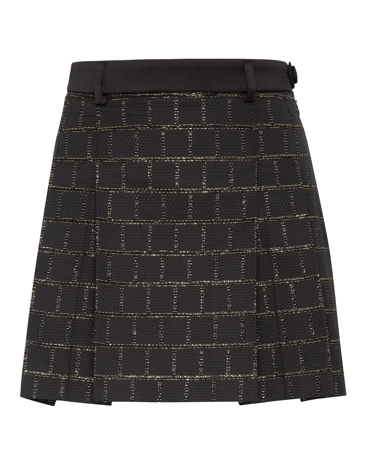 Jacquard Mini Skirt Sartorial, цвет: Черный