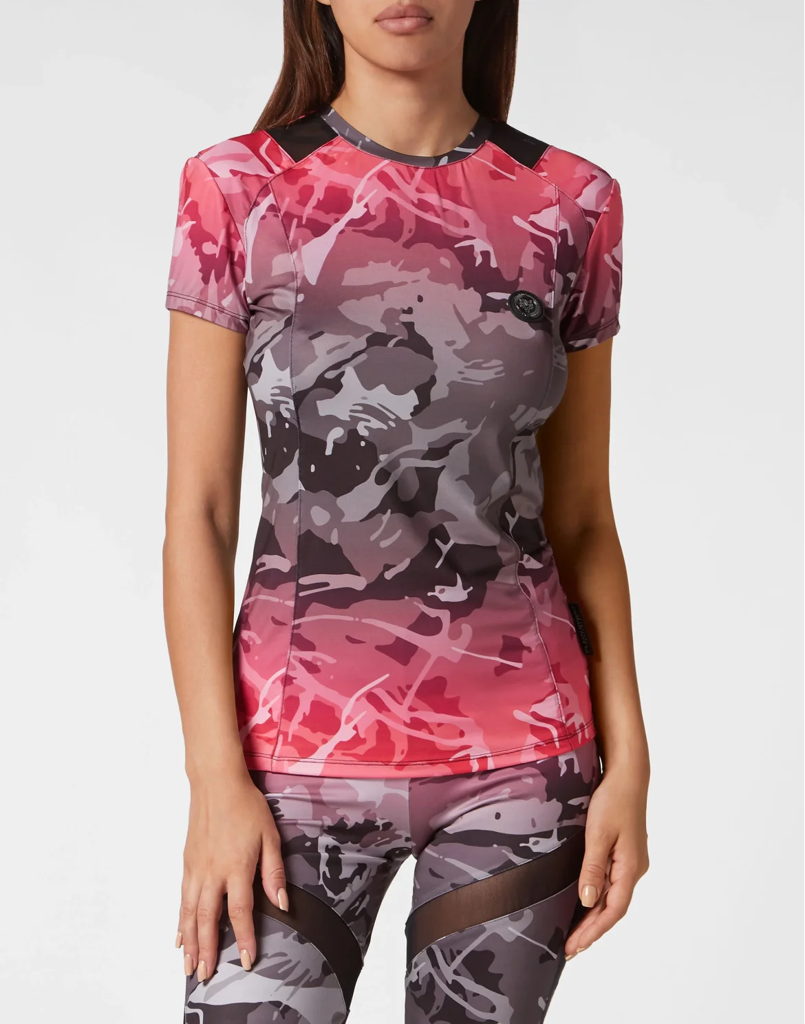 T-shirt Round Neck SS Camouflage, цвет: Камуфляж