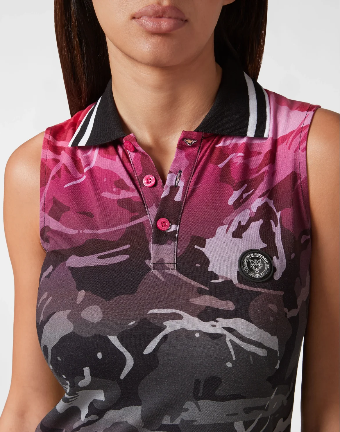 Sleeveless Polo shirt Camouflage, цвет: Камуфляж