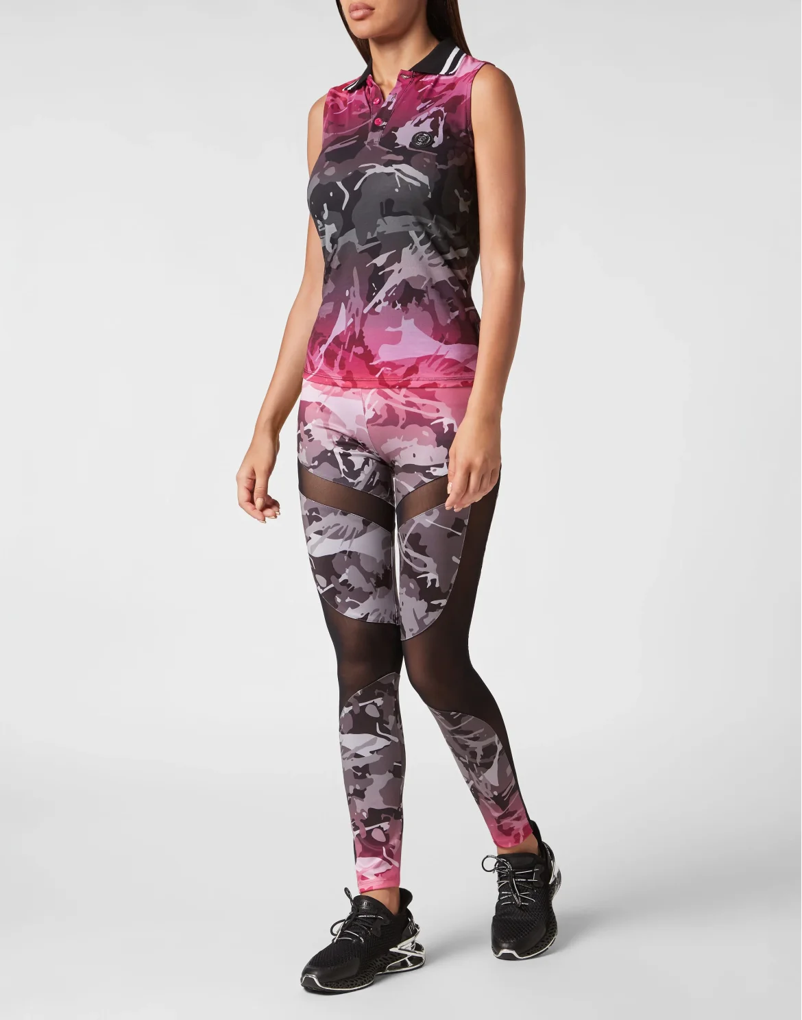 Sleeveless Polo shirt Camouflage, цвет: Камуфляж