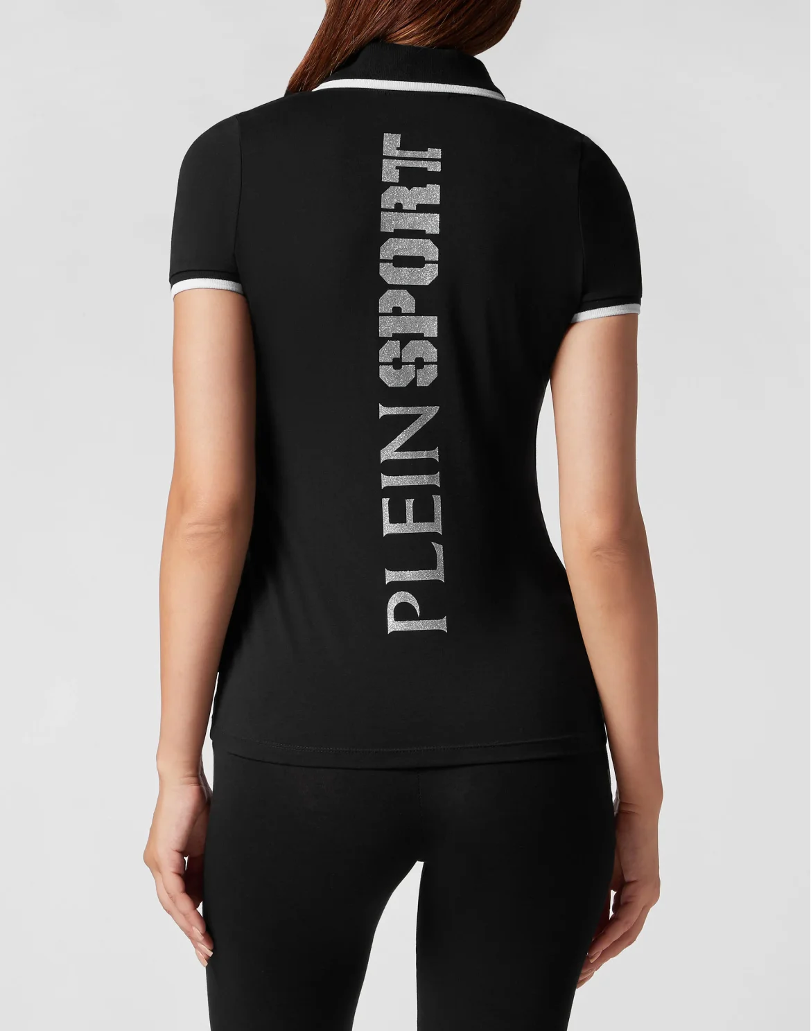 Polo shirt SS Glitter, цвет: Черный