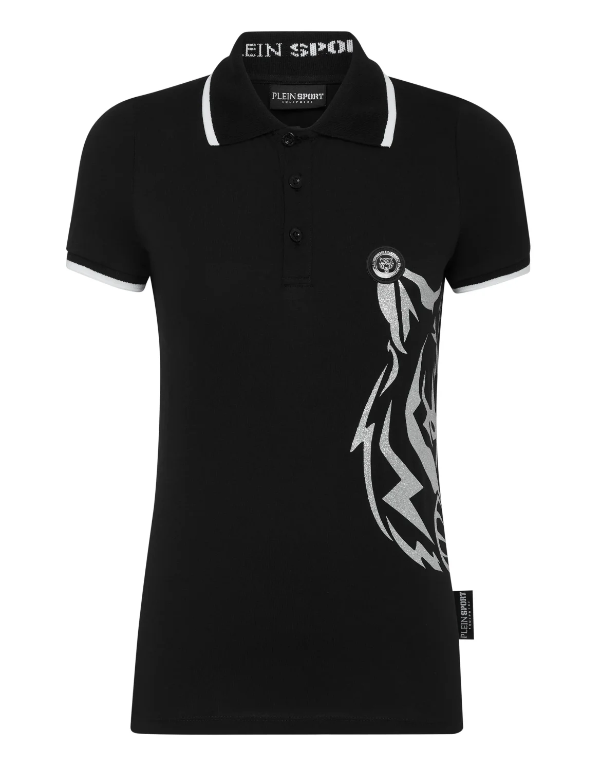 Polo shirt SS Glitter, цвет: Черный