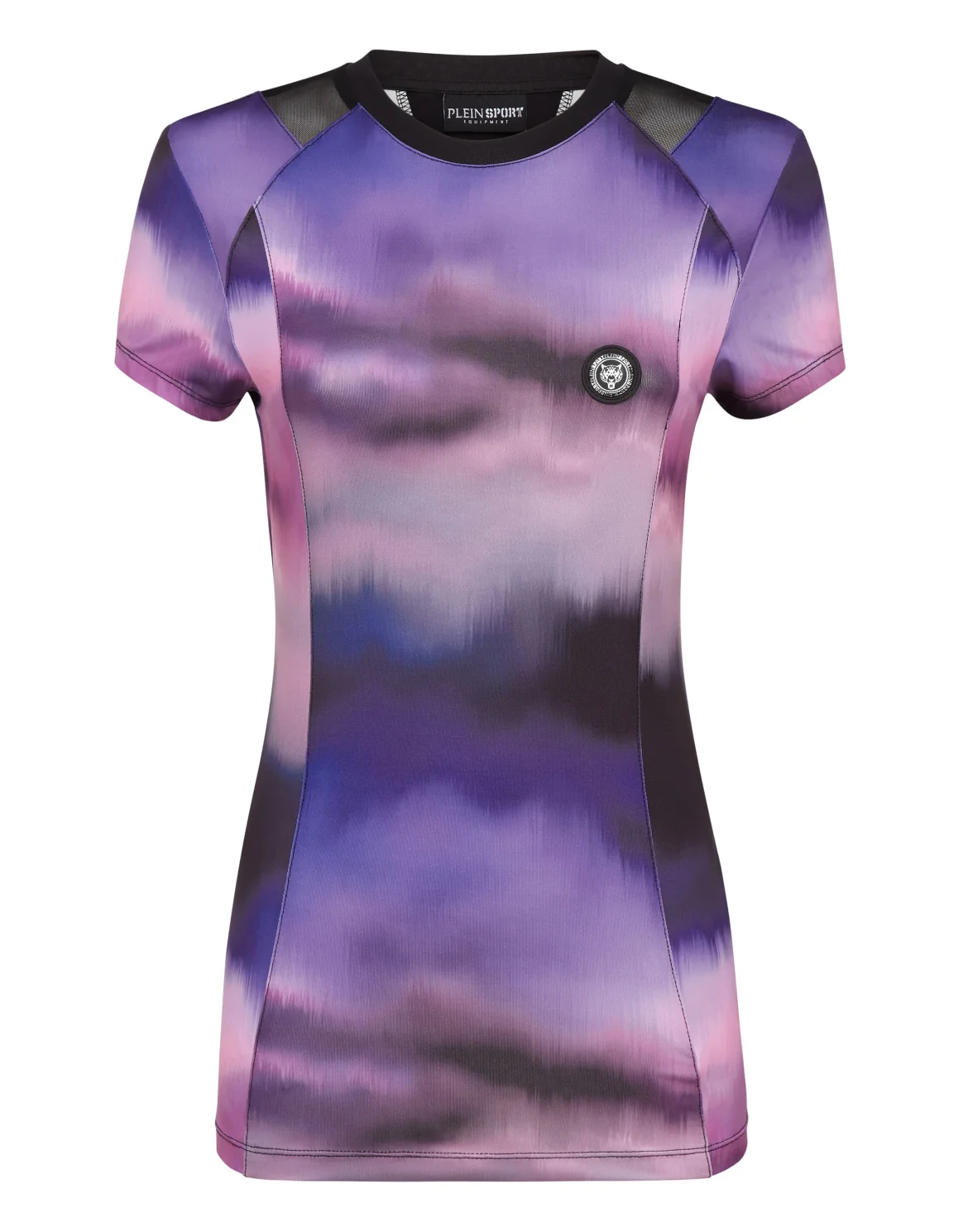 T-shirt Round Neck SS Optical, цвет: Фиолетовый