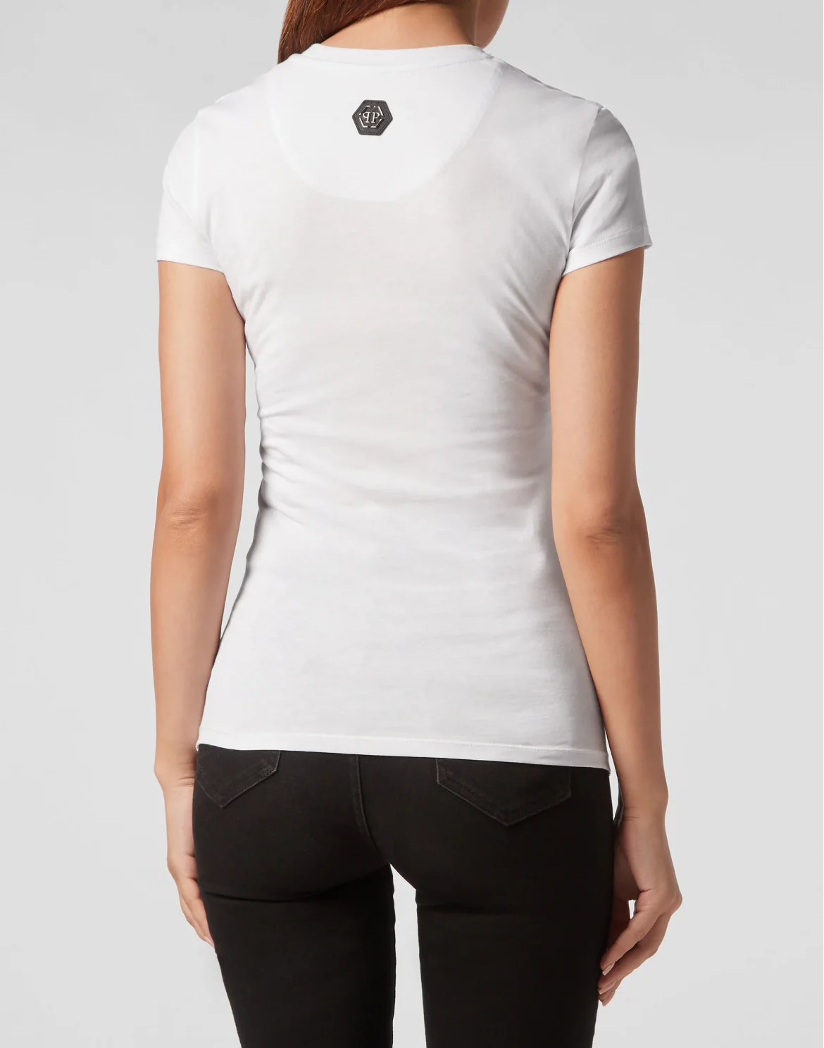 T-shirt Round Neck Sexy Pure Fit, цвет: Белый