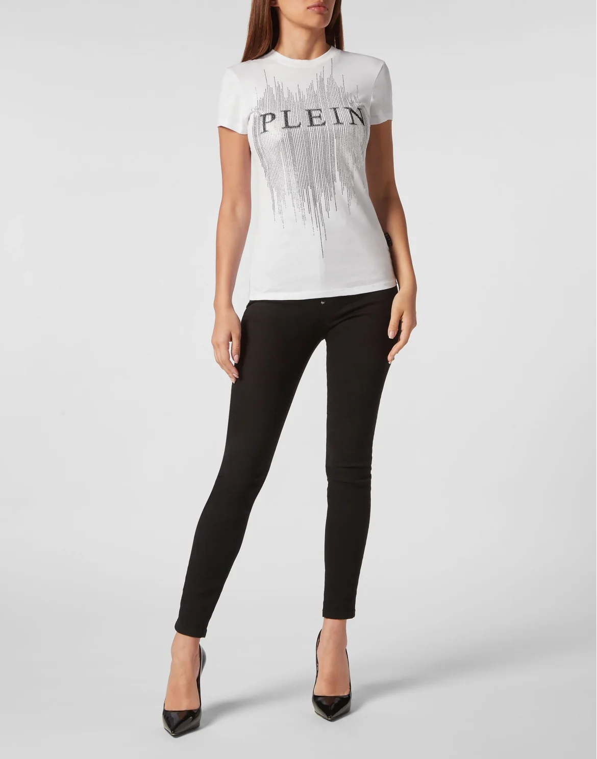 T-shirt Round Neck Sexy Pure Fit, цвет: Белый