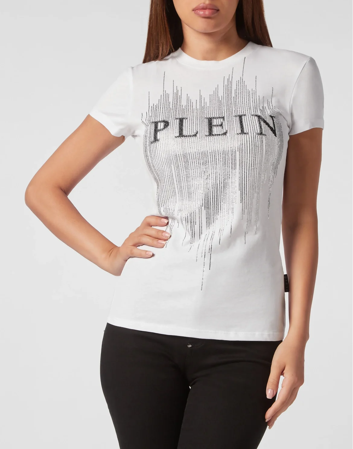 T-shirt Round Neck Sexy Pure Fit, цвет: Белый