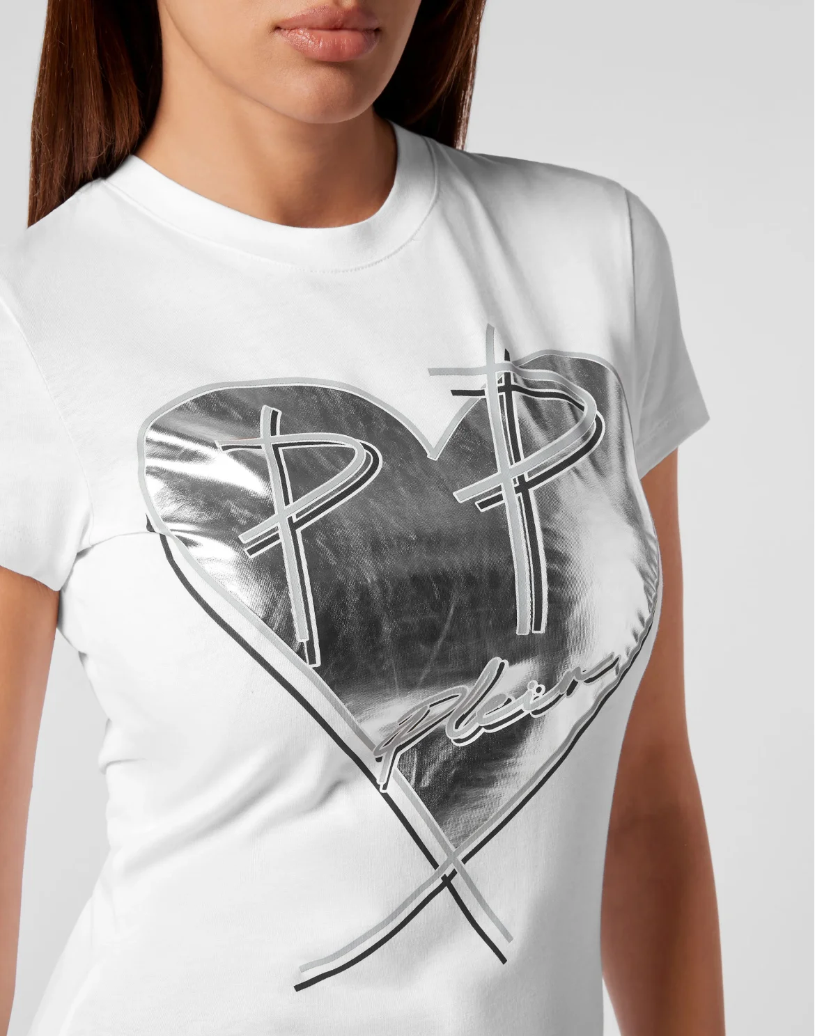 T-shirt Round Neck Sexy Pure Fit, цвет: Белый