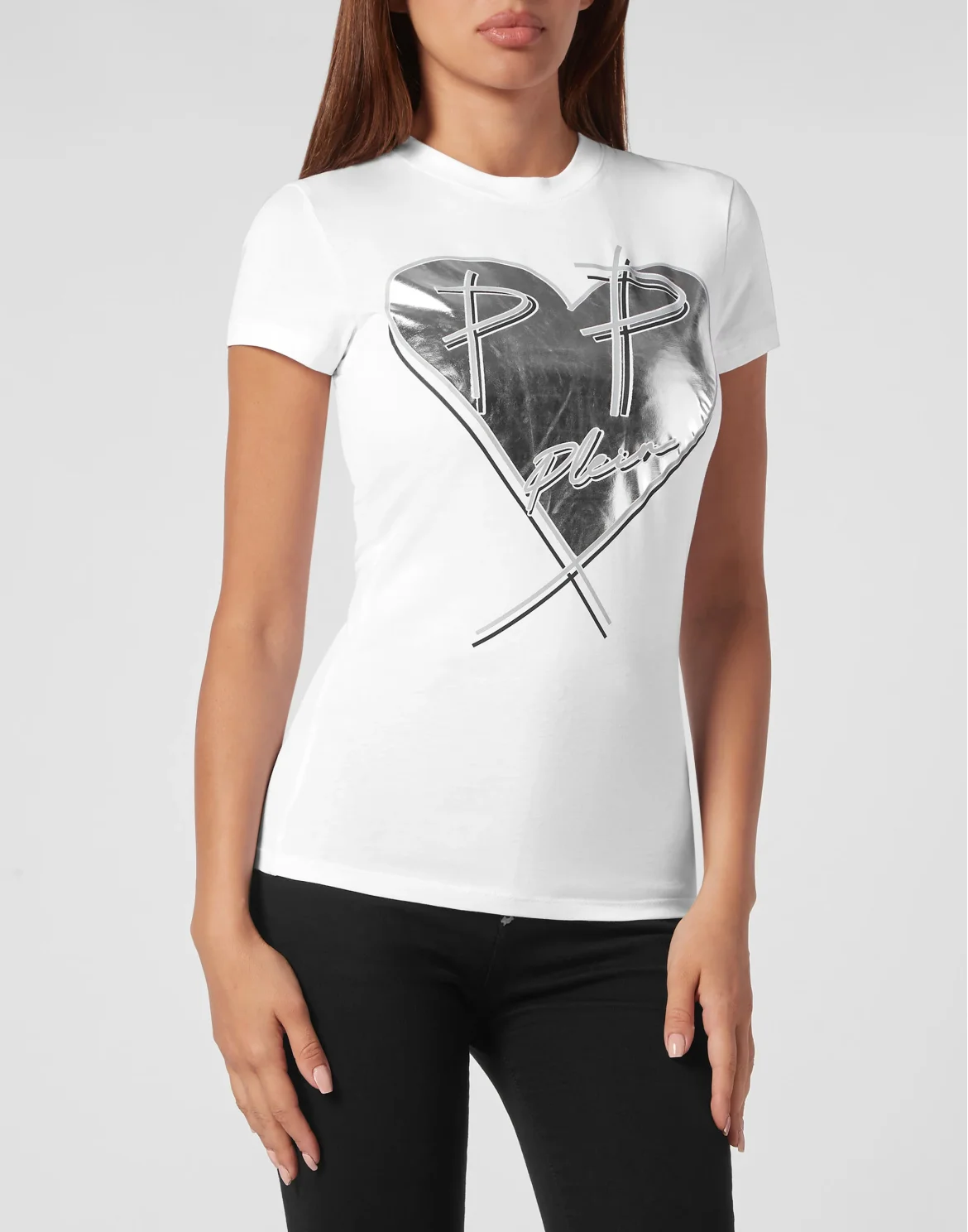 T-shirt Round Neck Sexy Pure Fit, цвет: Белый