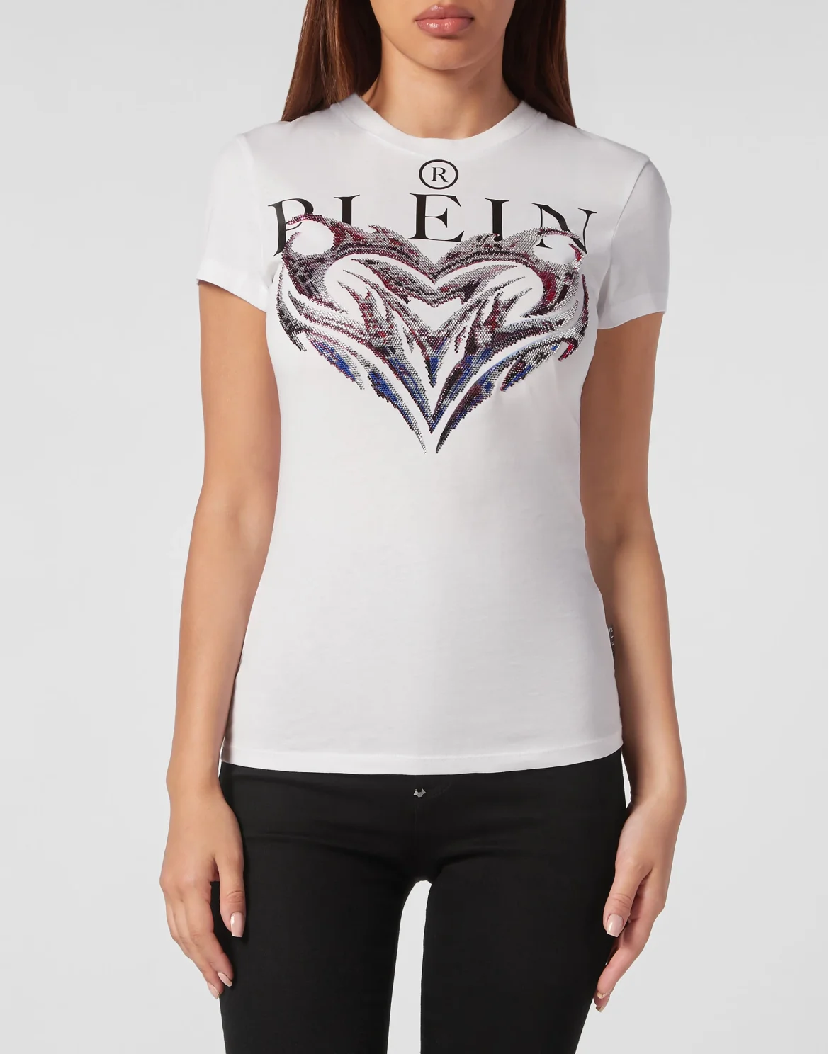 T-shirt Round Neck Sexy Pure Fit, цвет: Белый