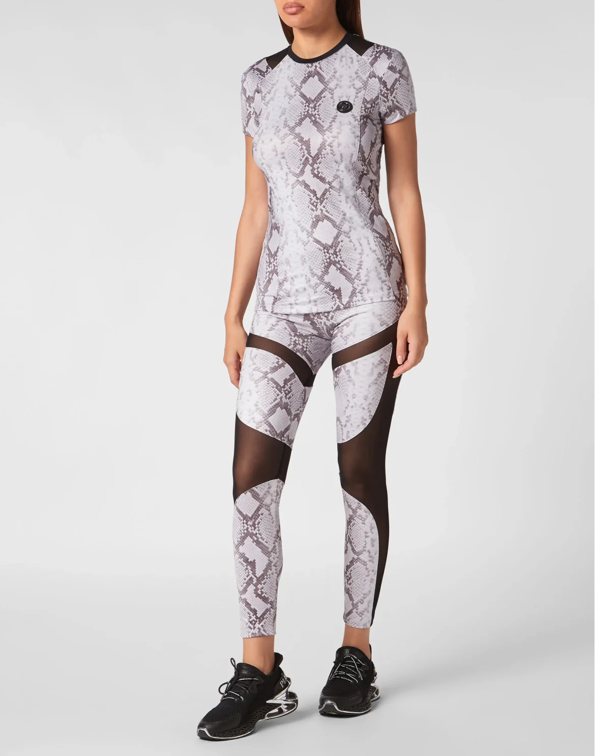 T-shirt Round Neck SS Pitone, цвет: Серый