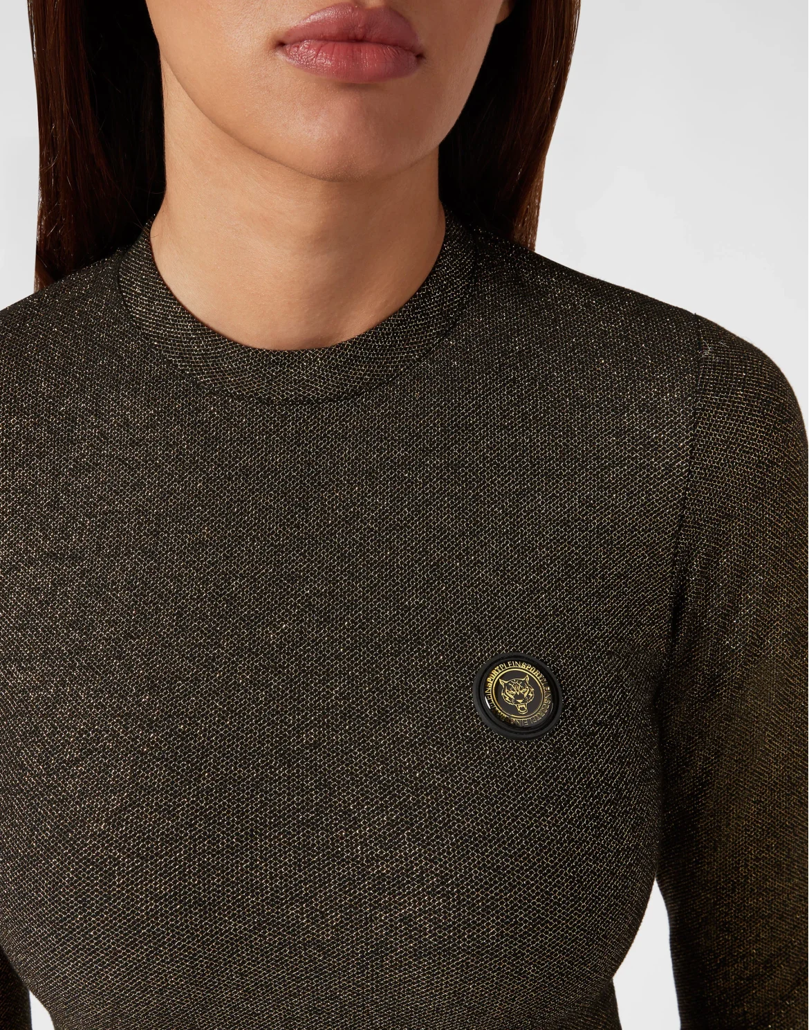 Longsleeve T-Shirt Glitter, цвет: Золотой