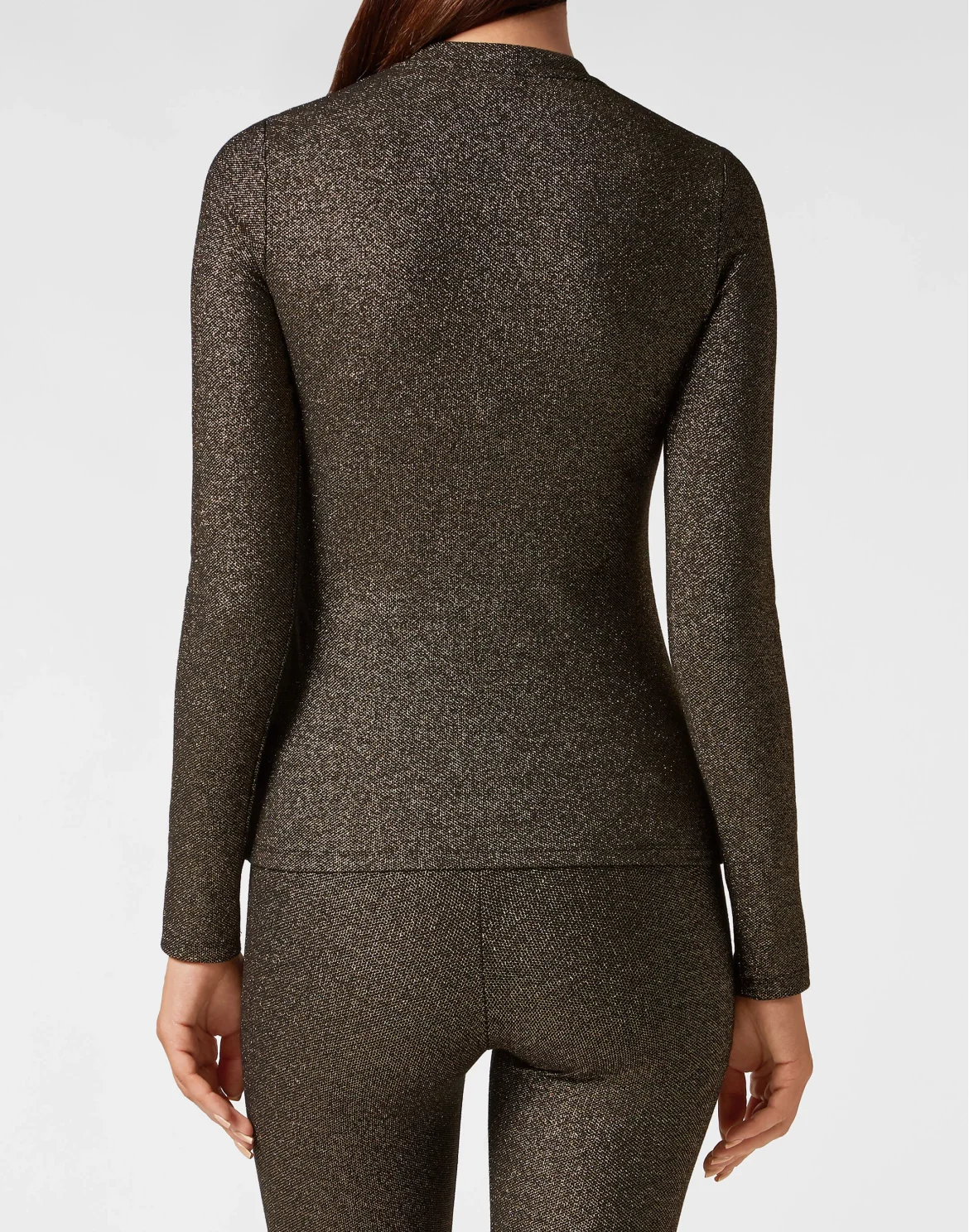 Longsleeve T-Shirt Glitter, цвет: Золотой