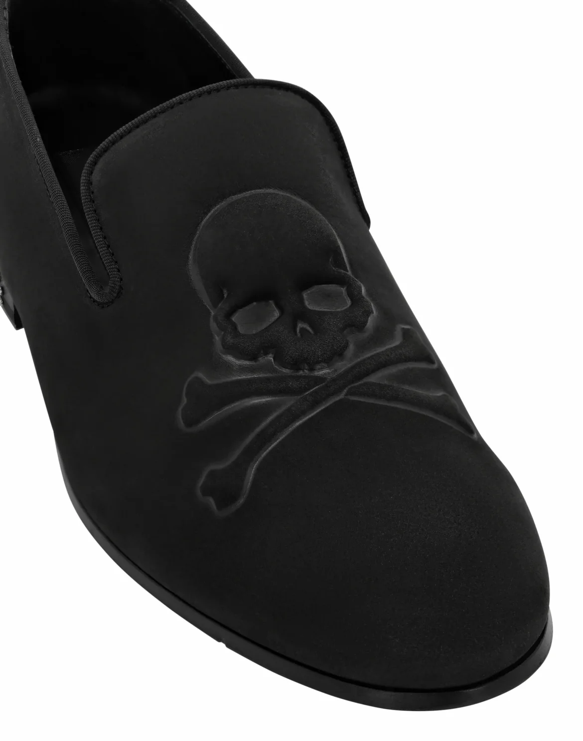 Nubuck Loafers Skull&Bones, цвет: Черный