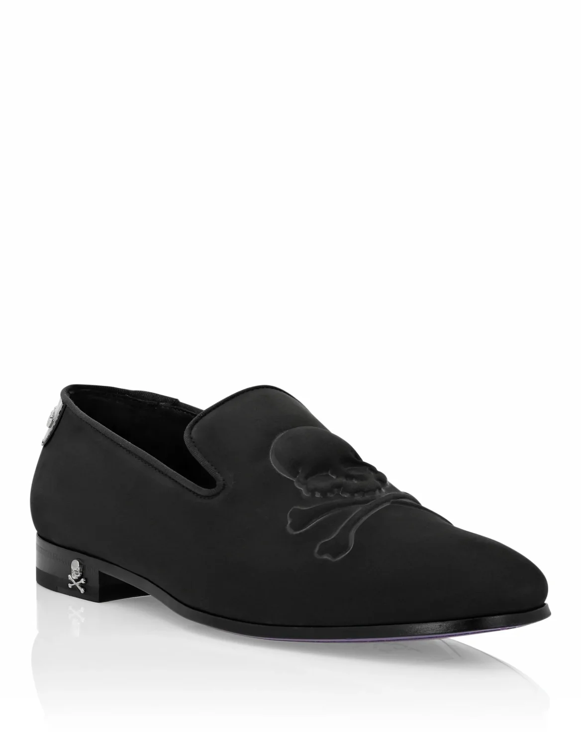 Nubuck Loafers Skull&Bones, цвет: Черный