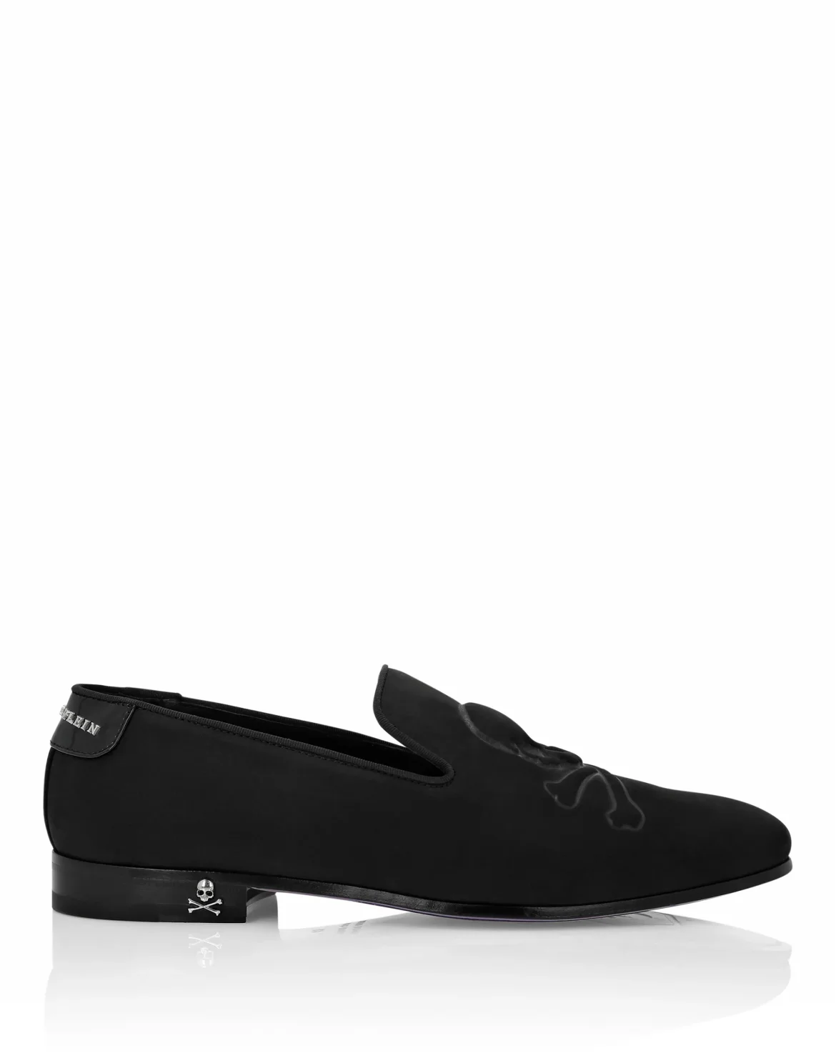 Nubuck Loafers Skull&Bones, цвет: Черный