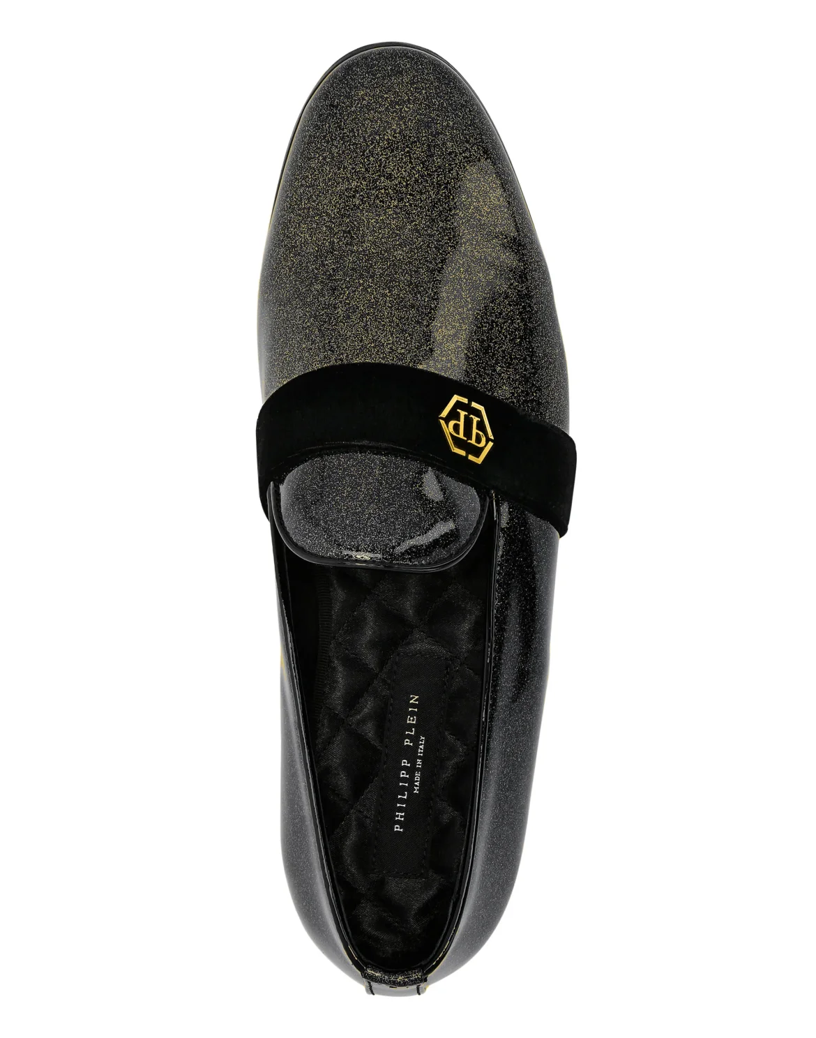 Patent Leather Loafers Hexagon, цвет: Черный