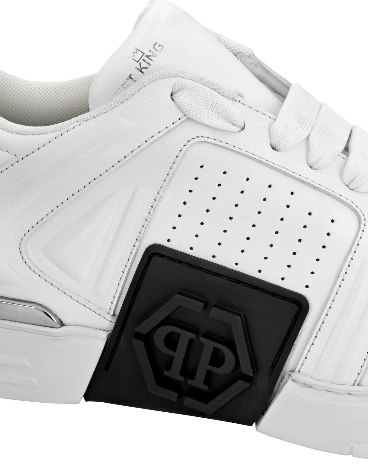 Leather Lo-Top Sneakers, цвет: Белый