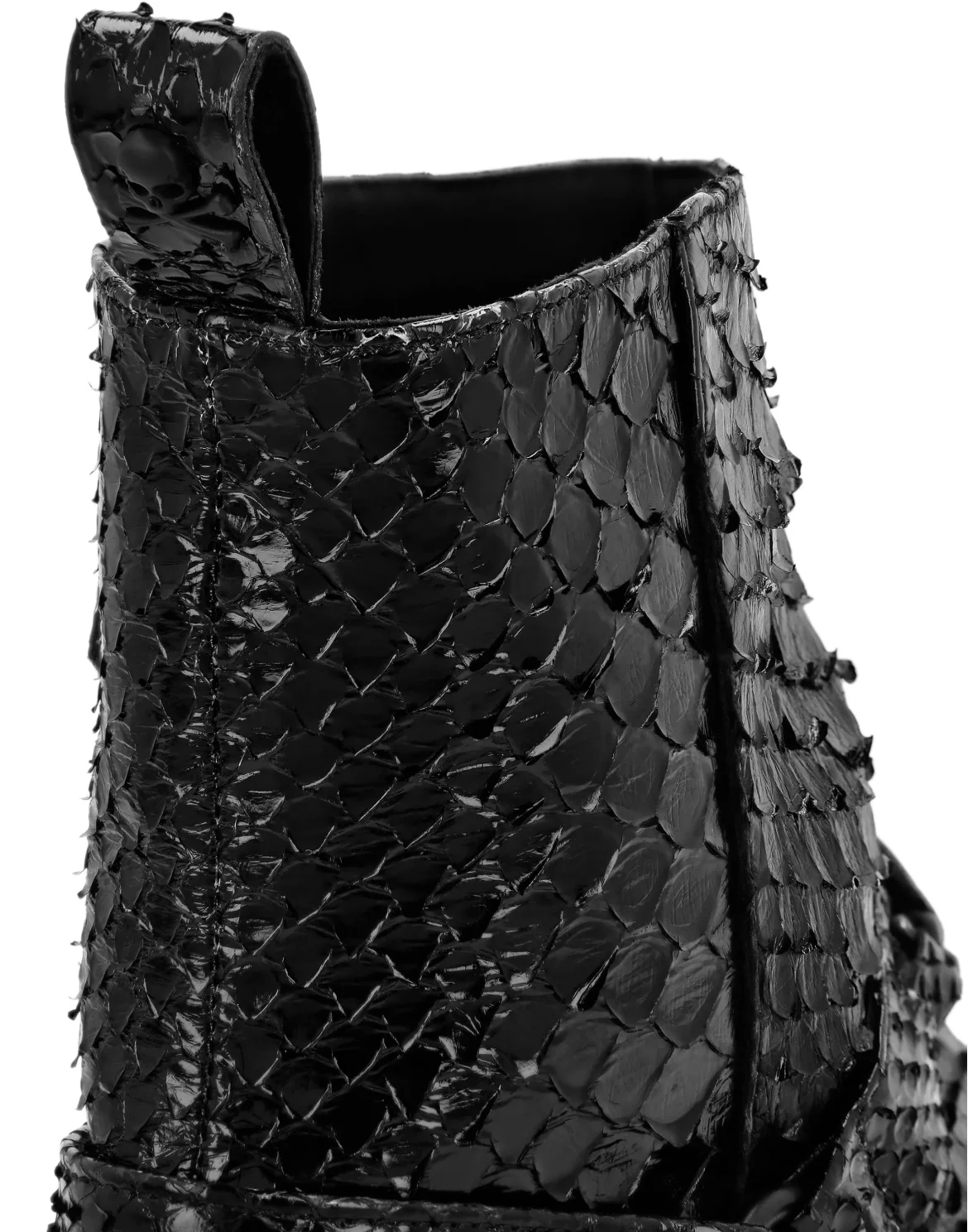 Python Flat Boots, цвет: Черный
