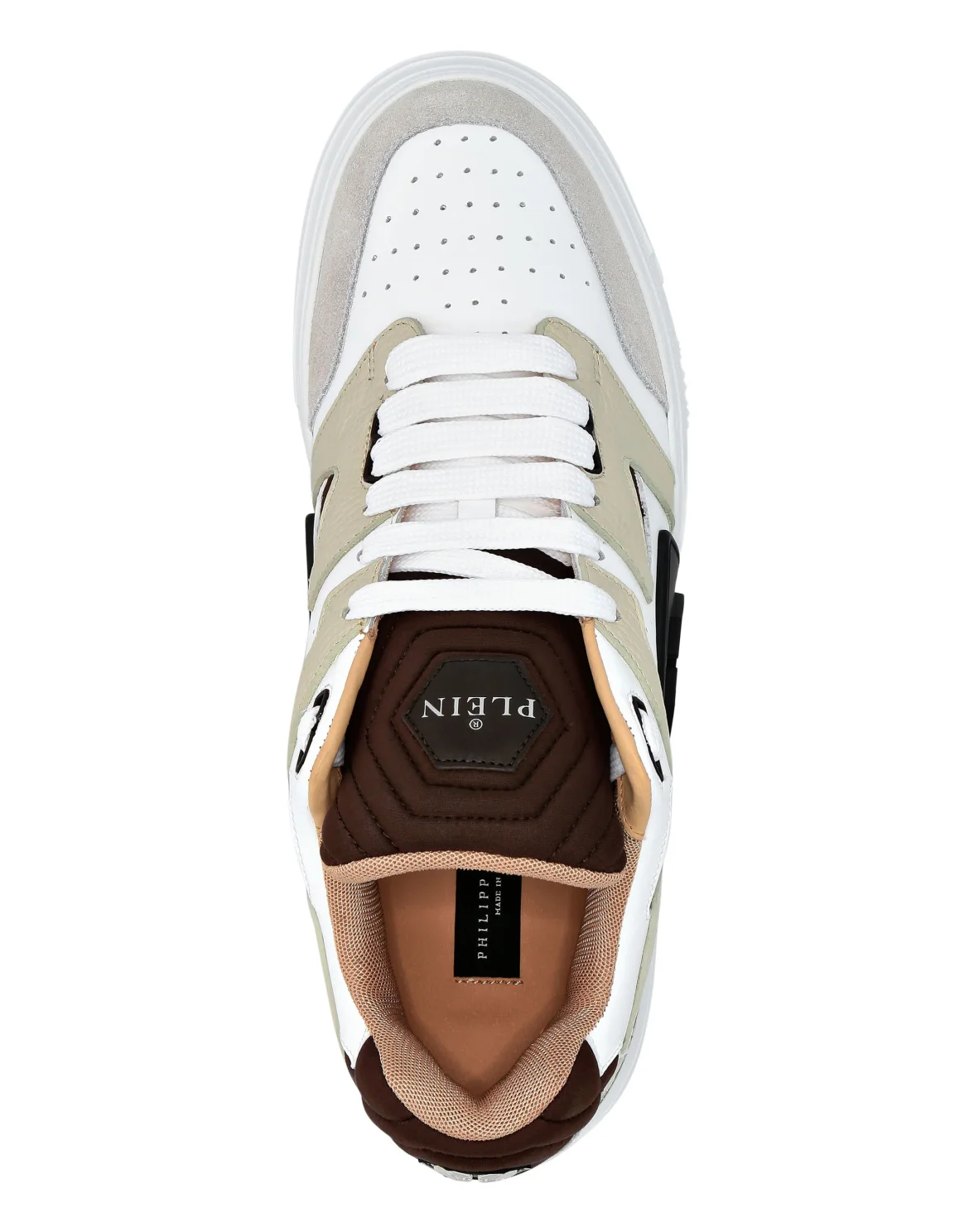 LO-TOP SNEAKERS PHANTOM $TREET, цвет: Бежевый