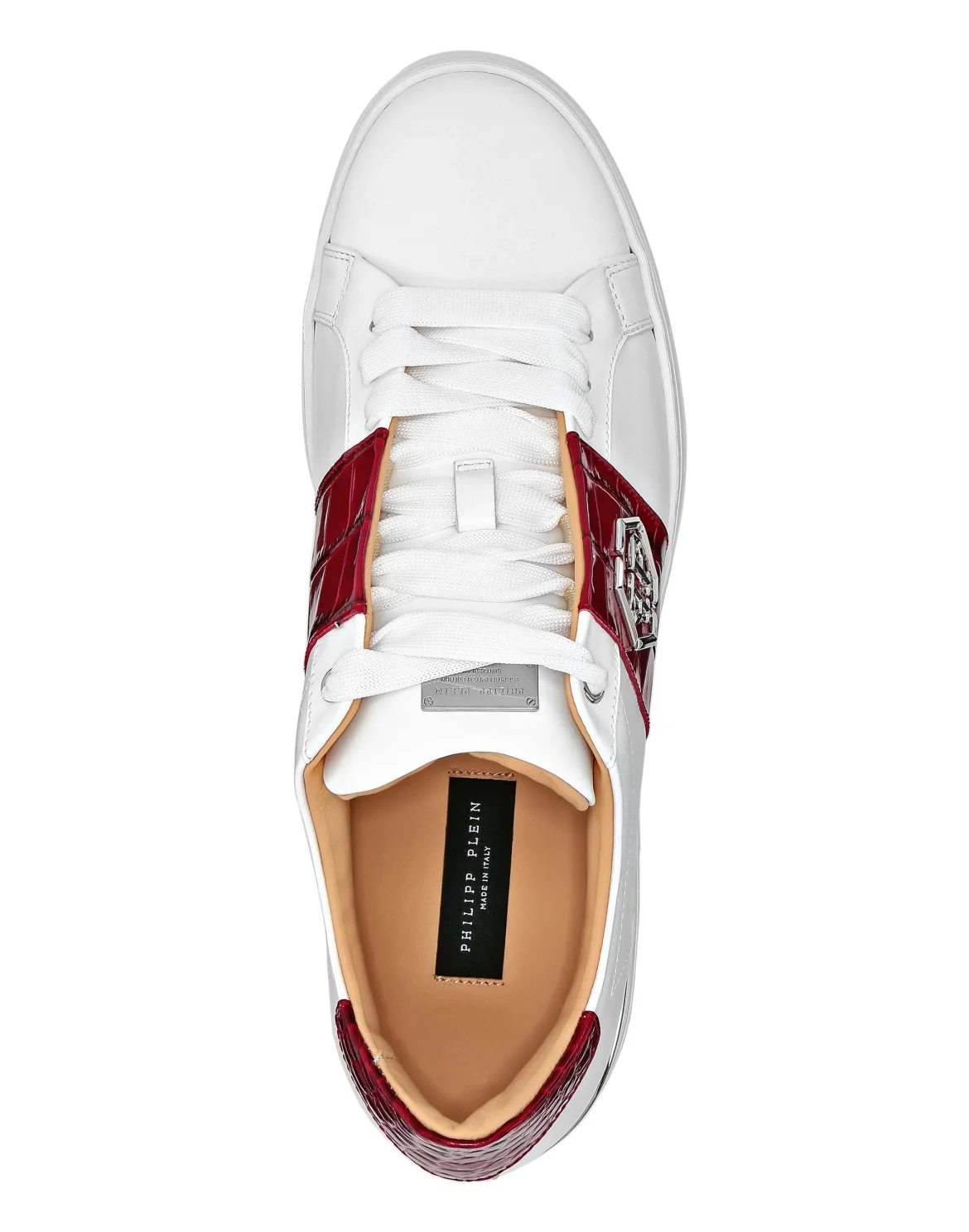 Leather Lo-Top Sneakers, цвет: Белый
