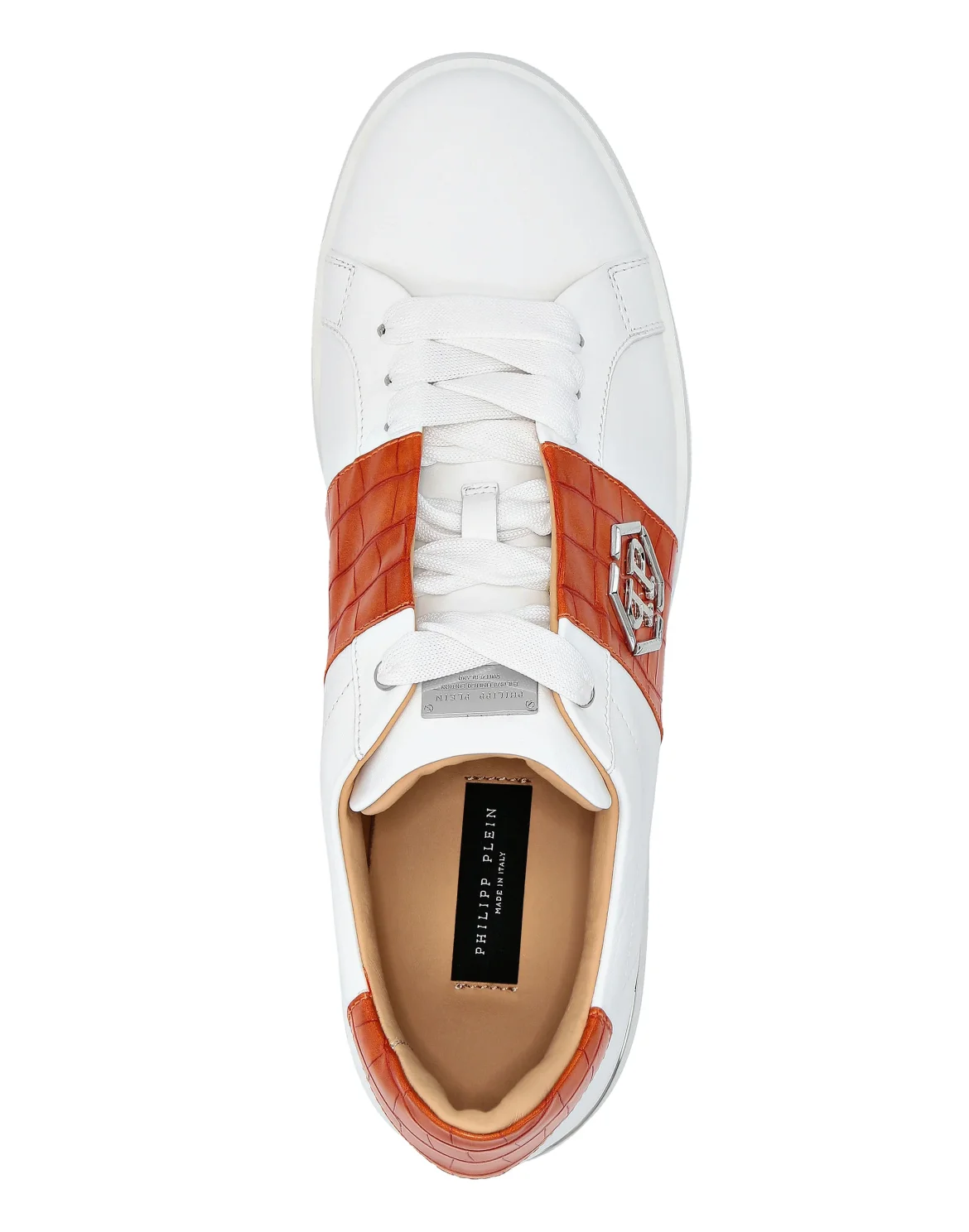 Leather Lo-Top Sneakers, цвет: Белый