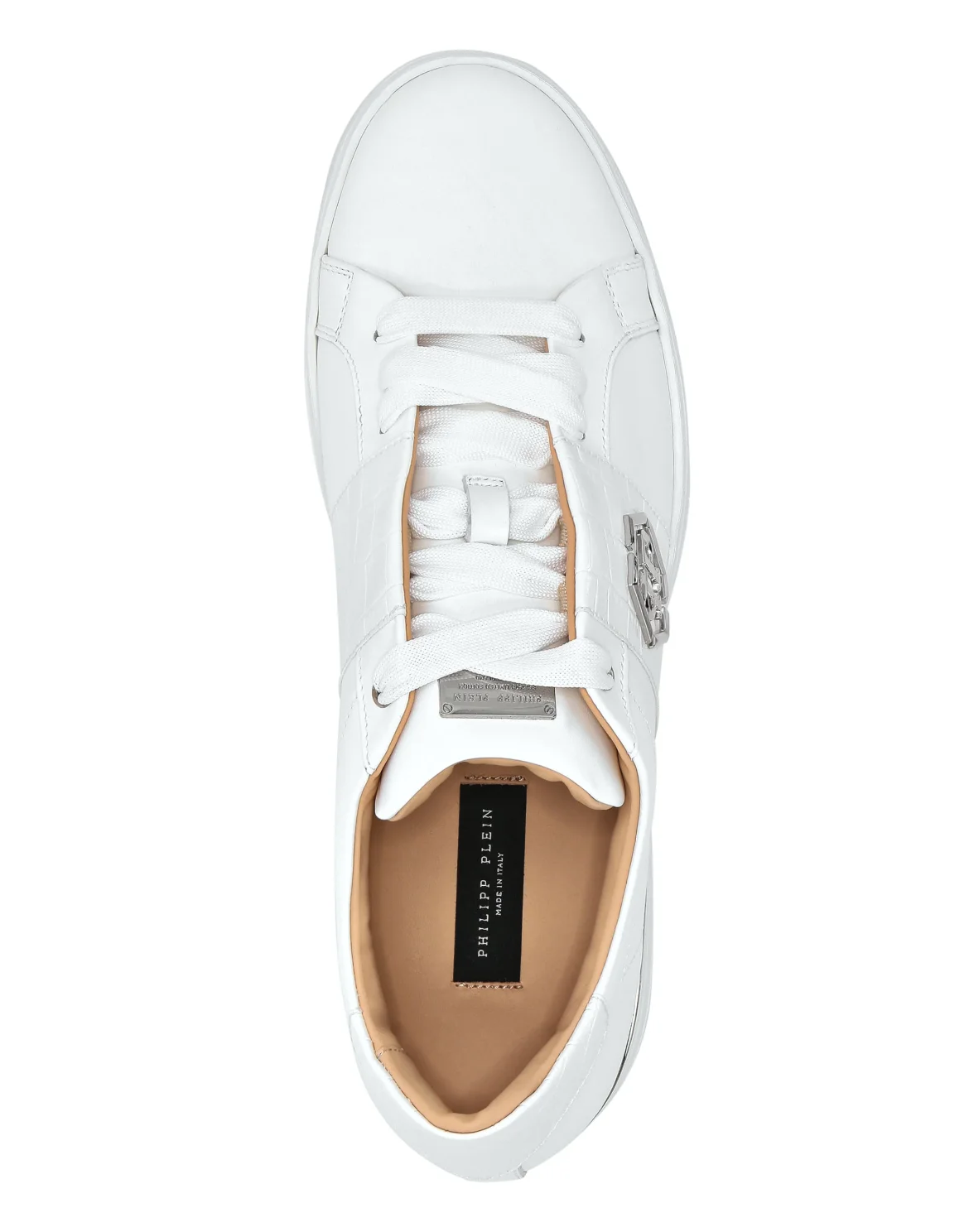 Leather Lo-Top Sneakers, цвет: Белый