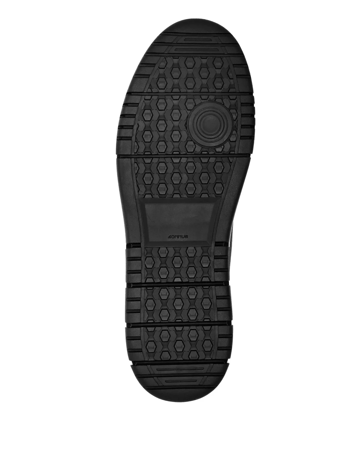 Leather Lo-Top Sneakers Hexagon, цвет: Черный