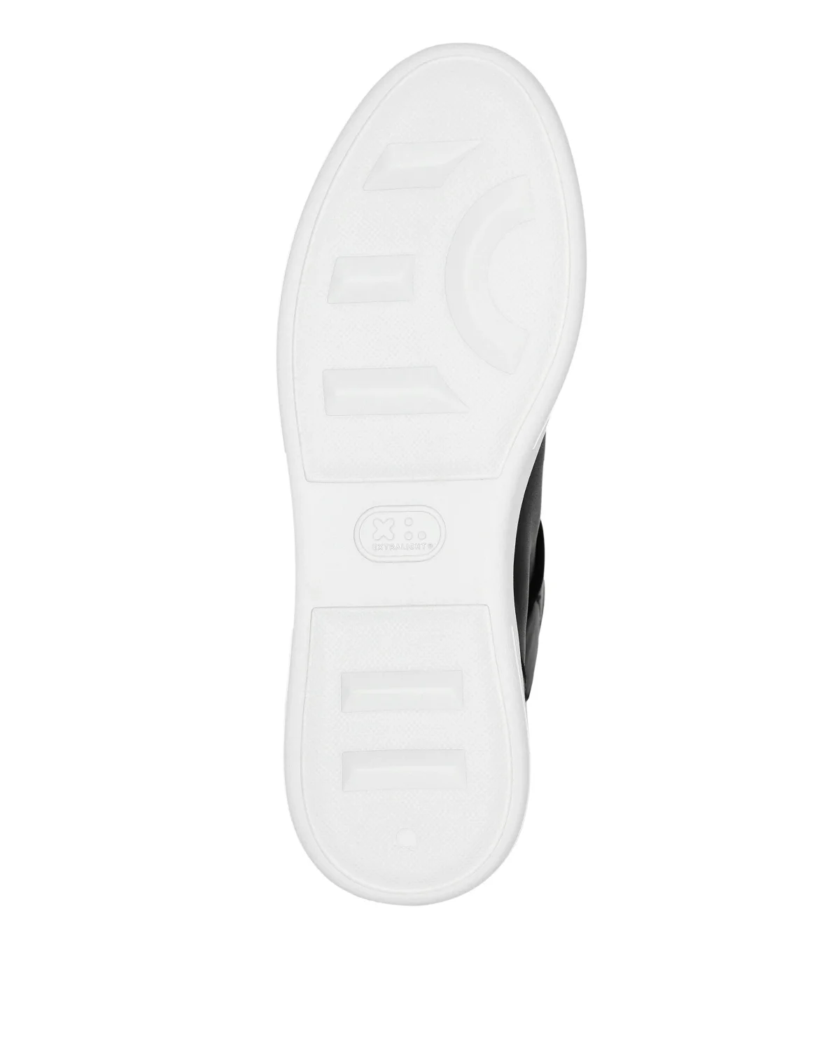 Leather Hi-Top Sneakers Crystal, цвет: Черный
