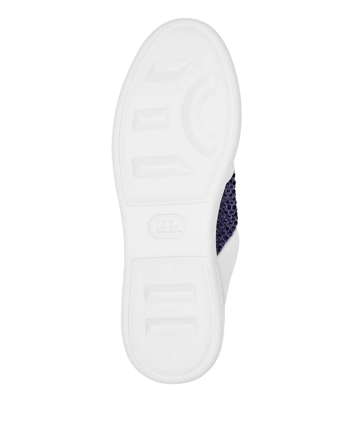 Mix Leather Lo-Top Sneakers Crystal, цвет: Белый