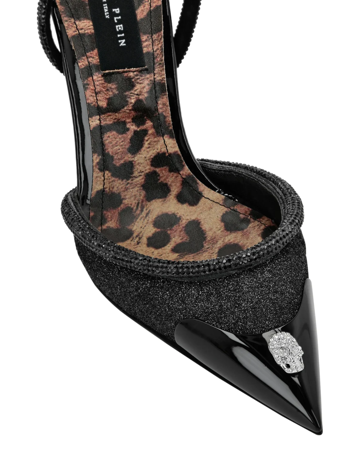 Glitter Decollete Hi-Heels, цвет: Черный