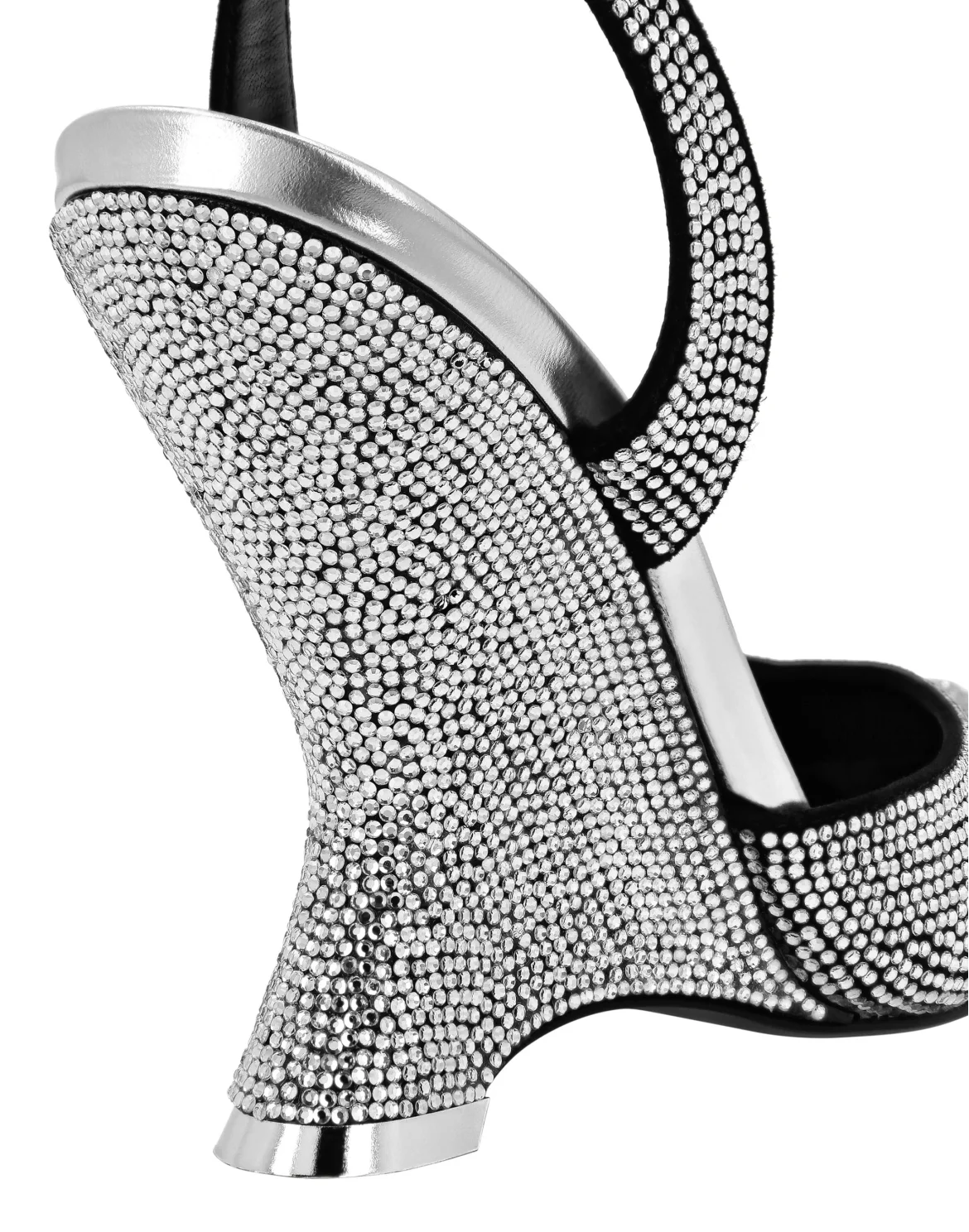 Suede Decollete Wedges Crystal, цвет: Прозрачный