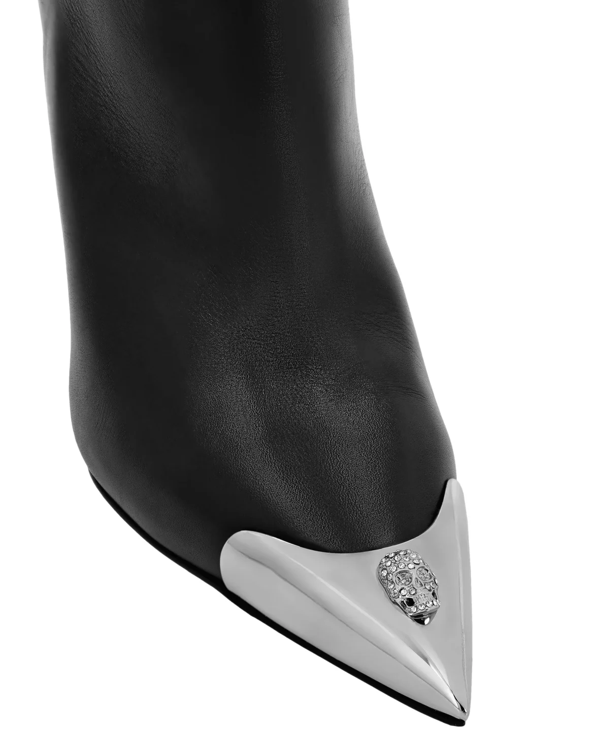Leather Boots High Heels High, цвет: Черный