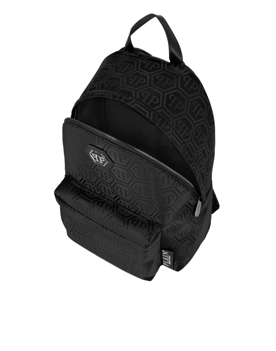 Nylon Jacquard Backpack Monogram, цвет: Черный