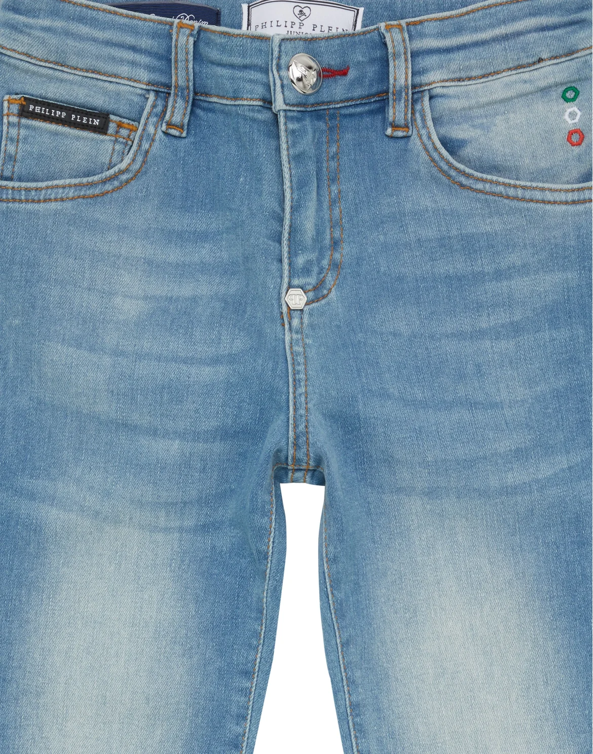 Super Straight Cut Trousers Skull&Bones, цвет: Синий