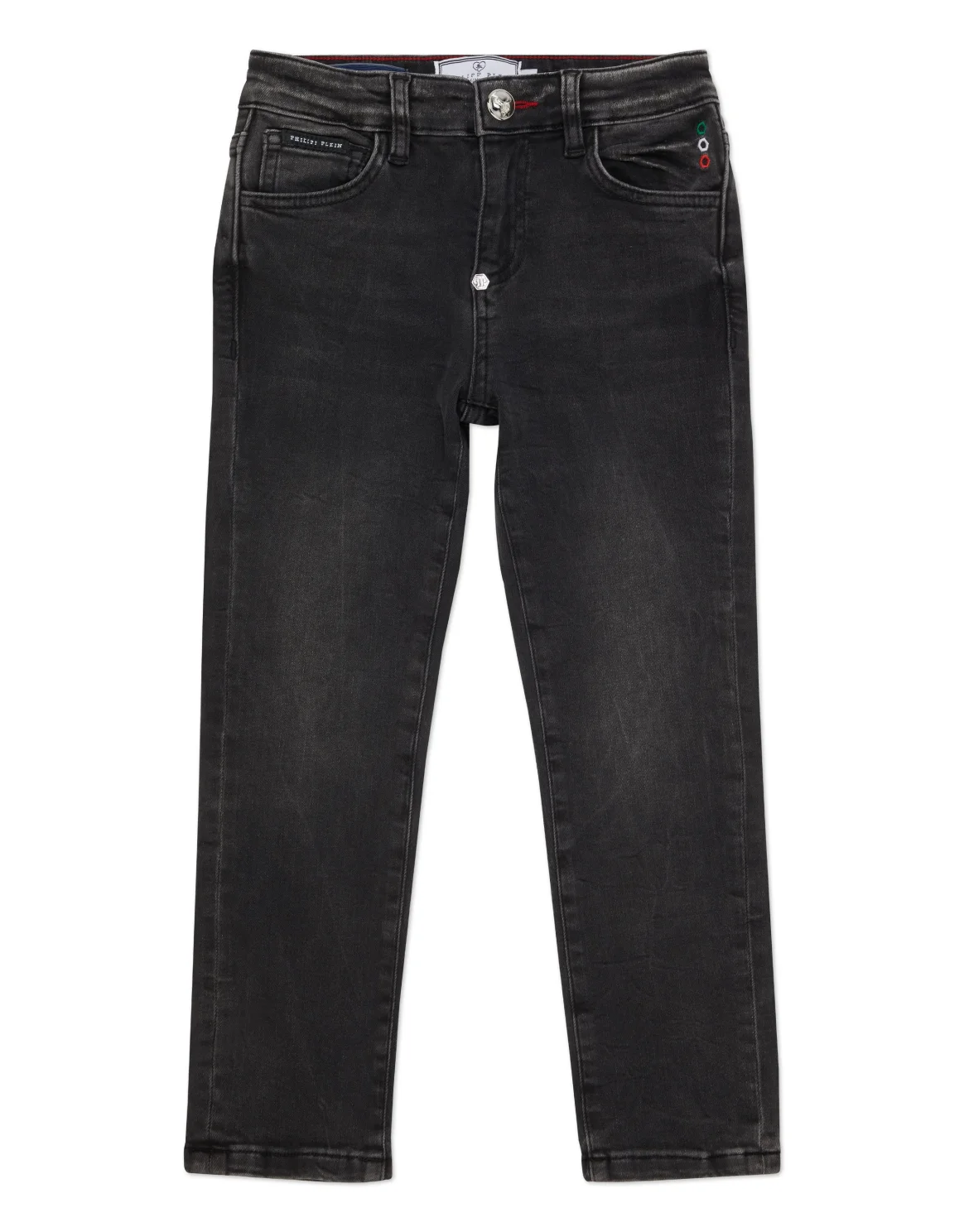 Super Straight Cut Trousers Skull&Bones, цвет: Серый