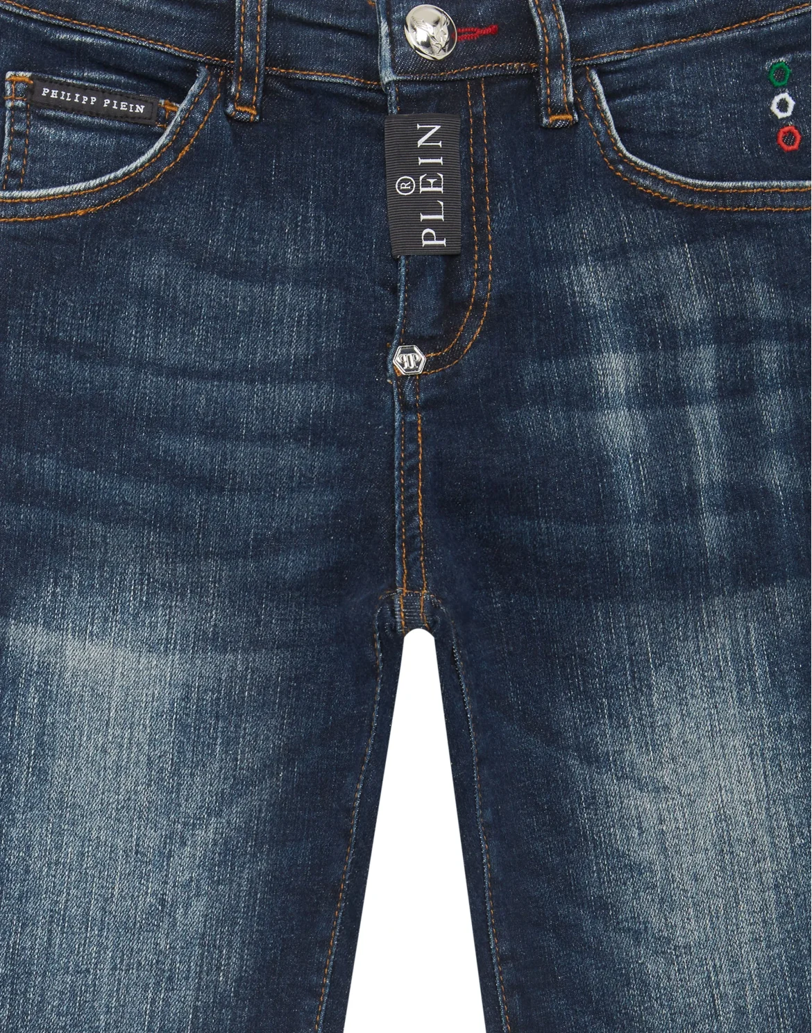 Denim Basic  Super Straight Cut Trousers, цвет: Синий