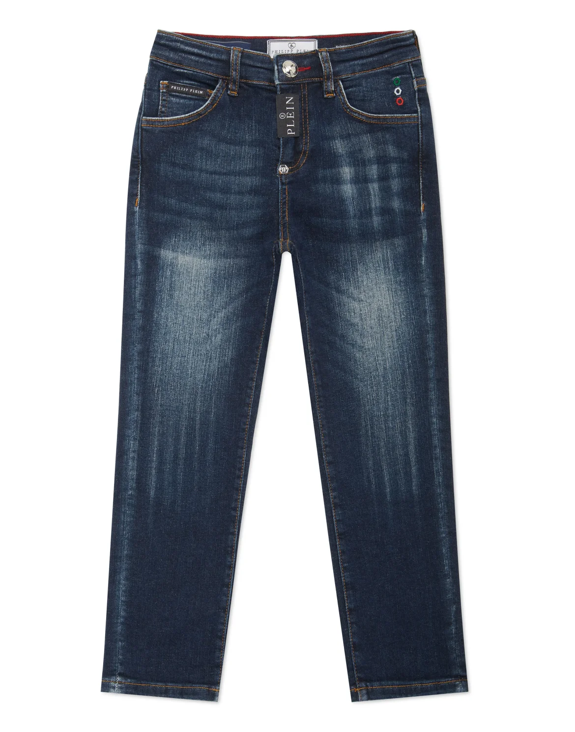 Denim Basic  Super Straight Cut Trousers, цвет: Синий