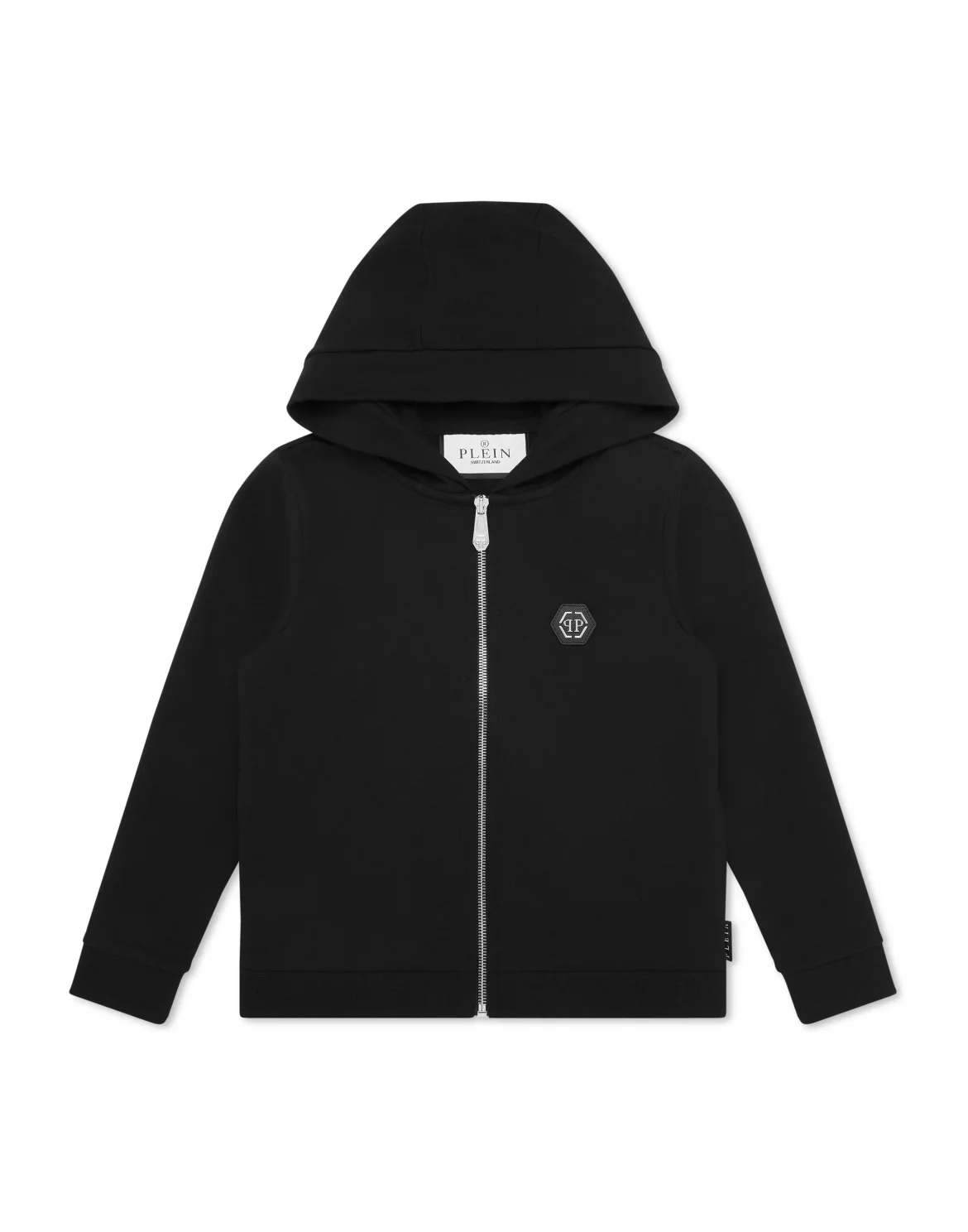 Hoodie Sweatjacket Hexagon, цвет: Черный