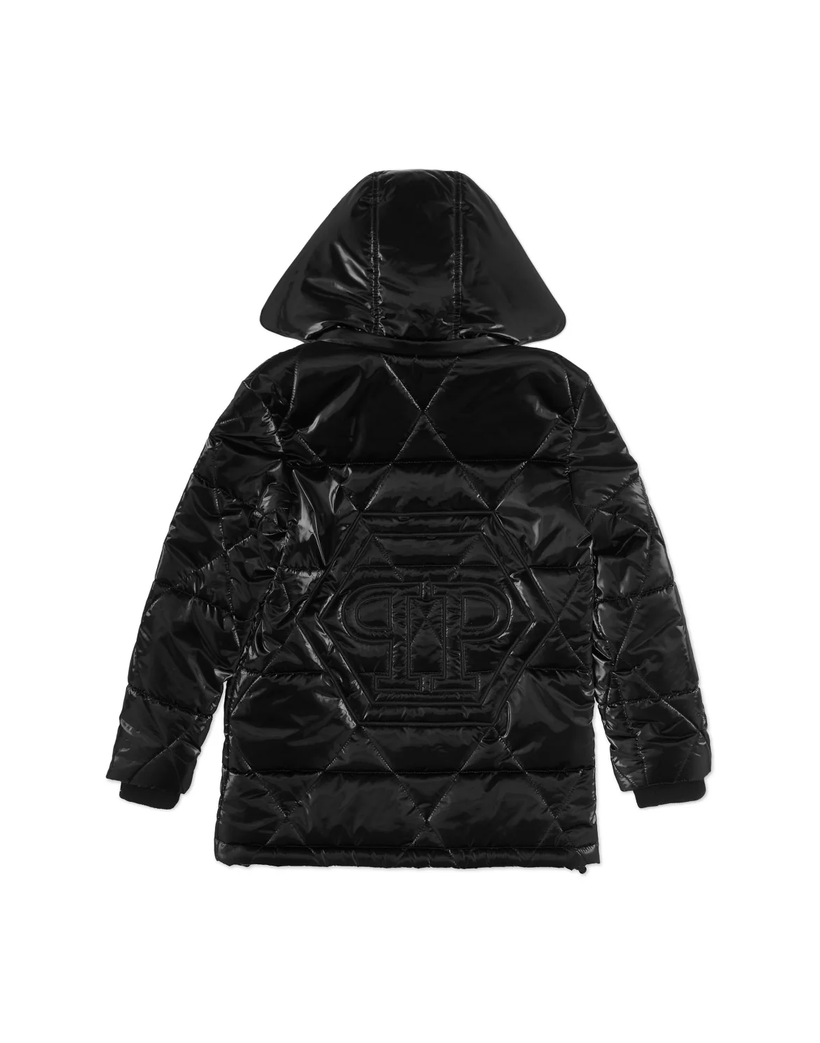 Puffer Jacket Hexagon, цвет: Черный