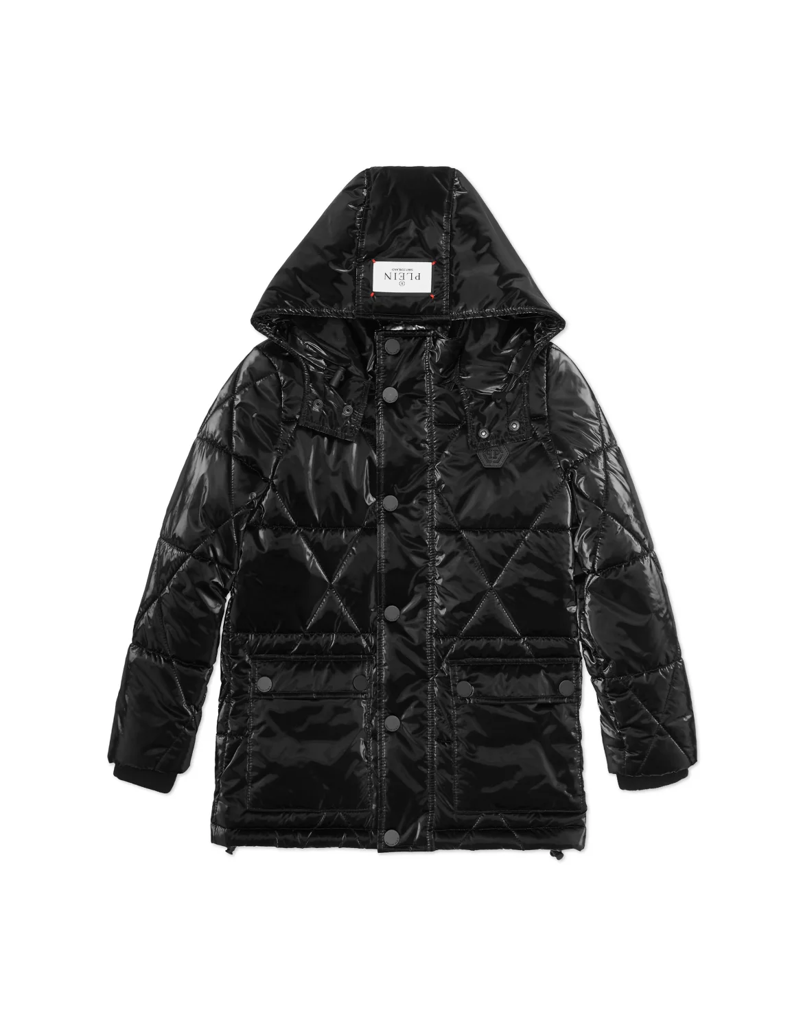 Puffer Jacket Hexagon, цвет: Черный