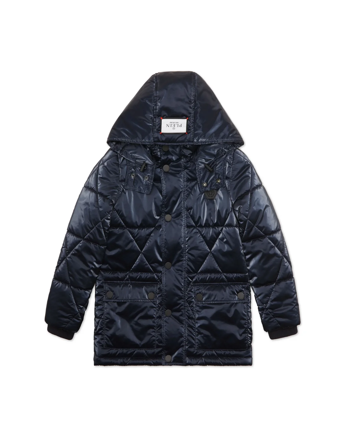 Puffer Jacket Hexagon, цвет: Синий