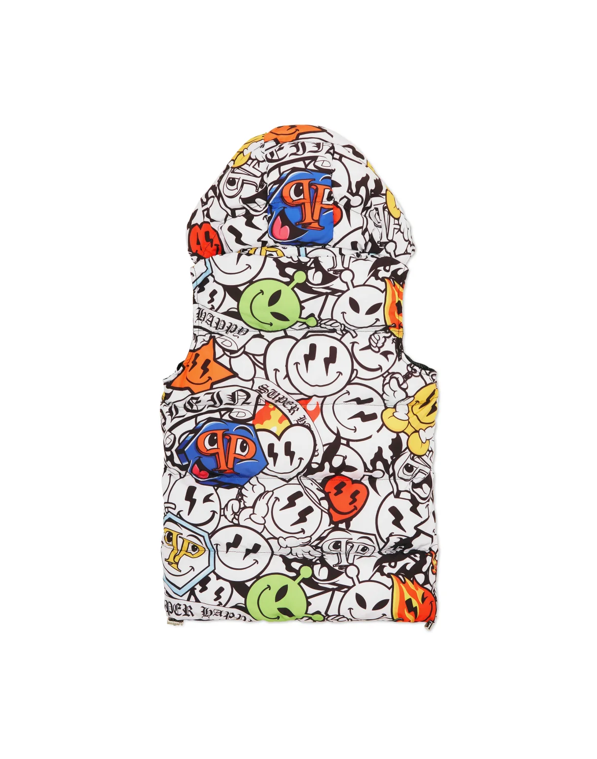 Puffer Vest Smile, цвет: Мультиколор