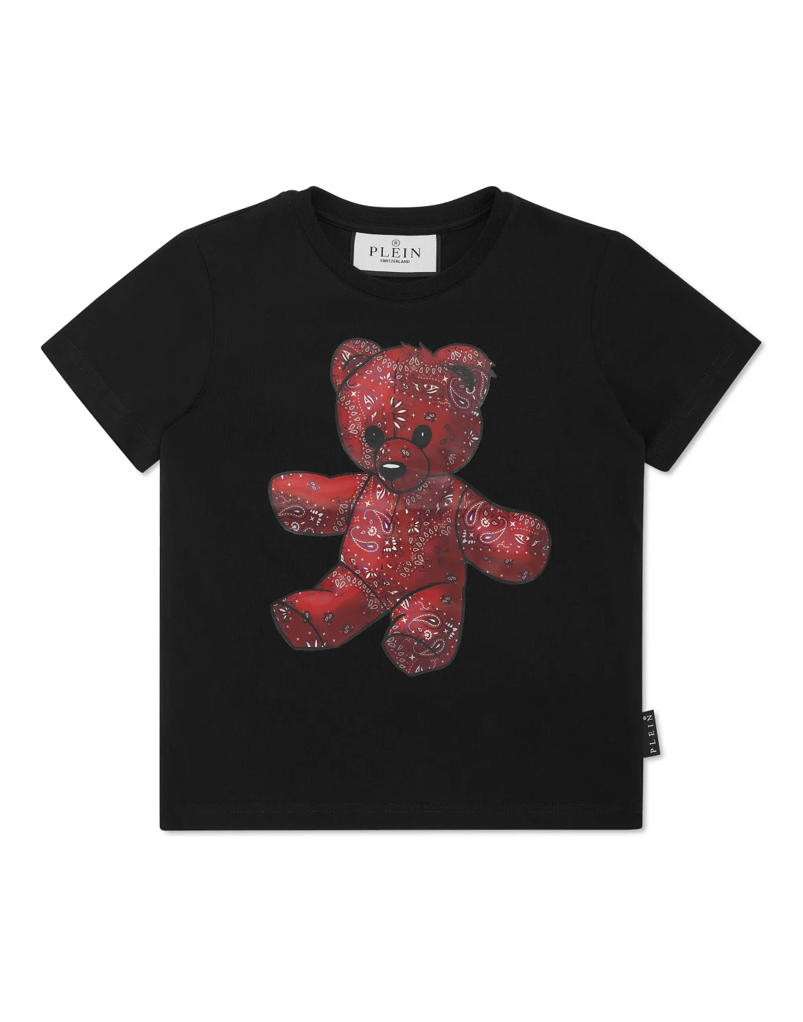 T-shirt Round Neck SS Teddy Bear, цвет: Черный